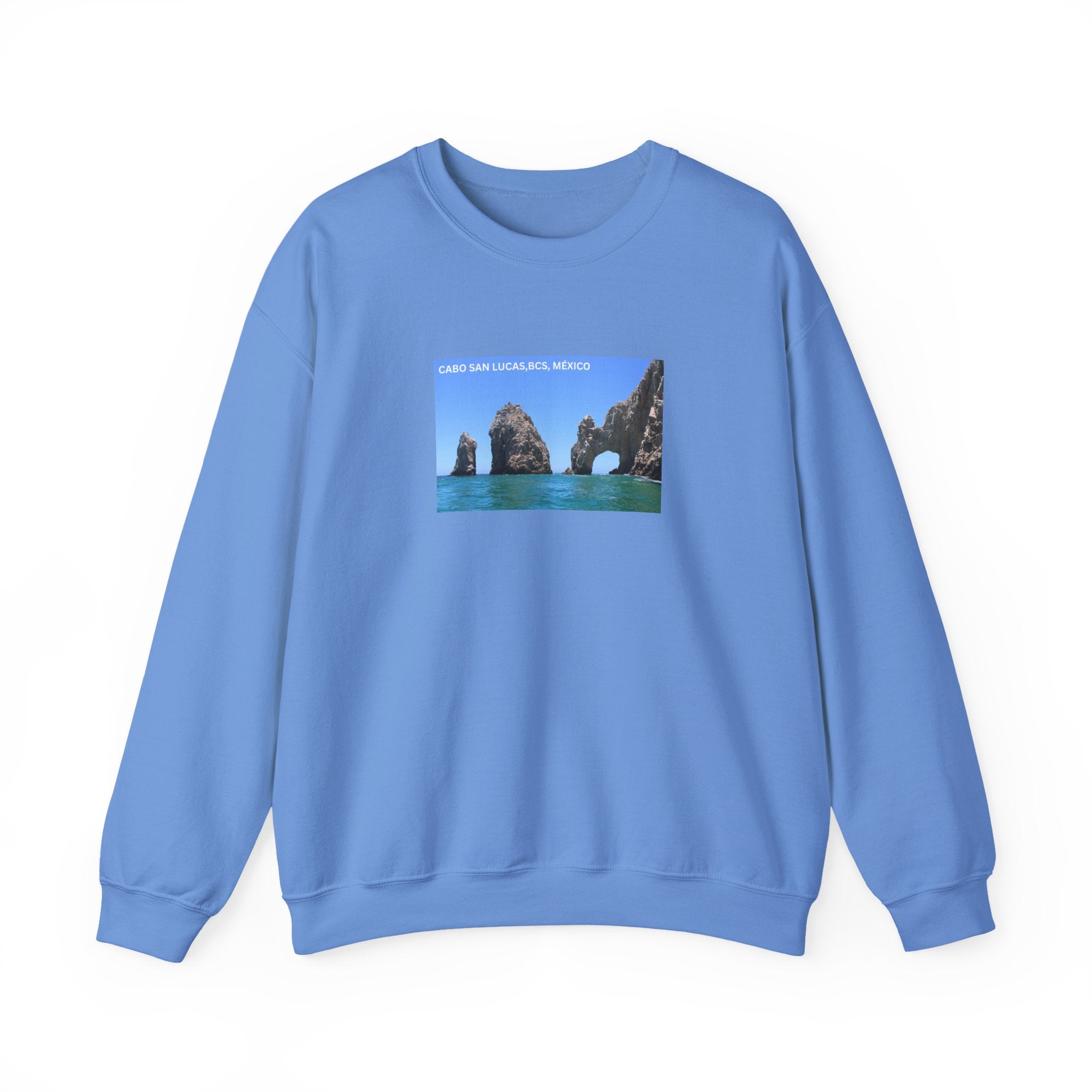 Cabo San Lucas Arch Crewneck Sweatshirt — Mexican Beach Photo Pullover
