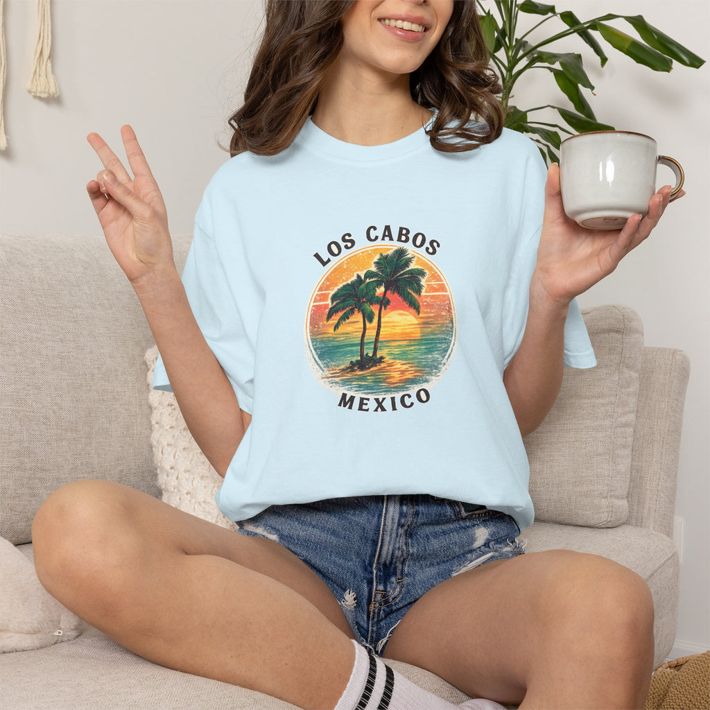 Los Cabos Palms T-Shirt — Tropical Beach Palm Graphic Tee