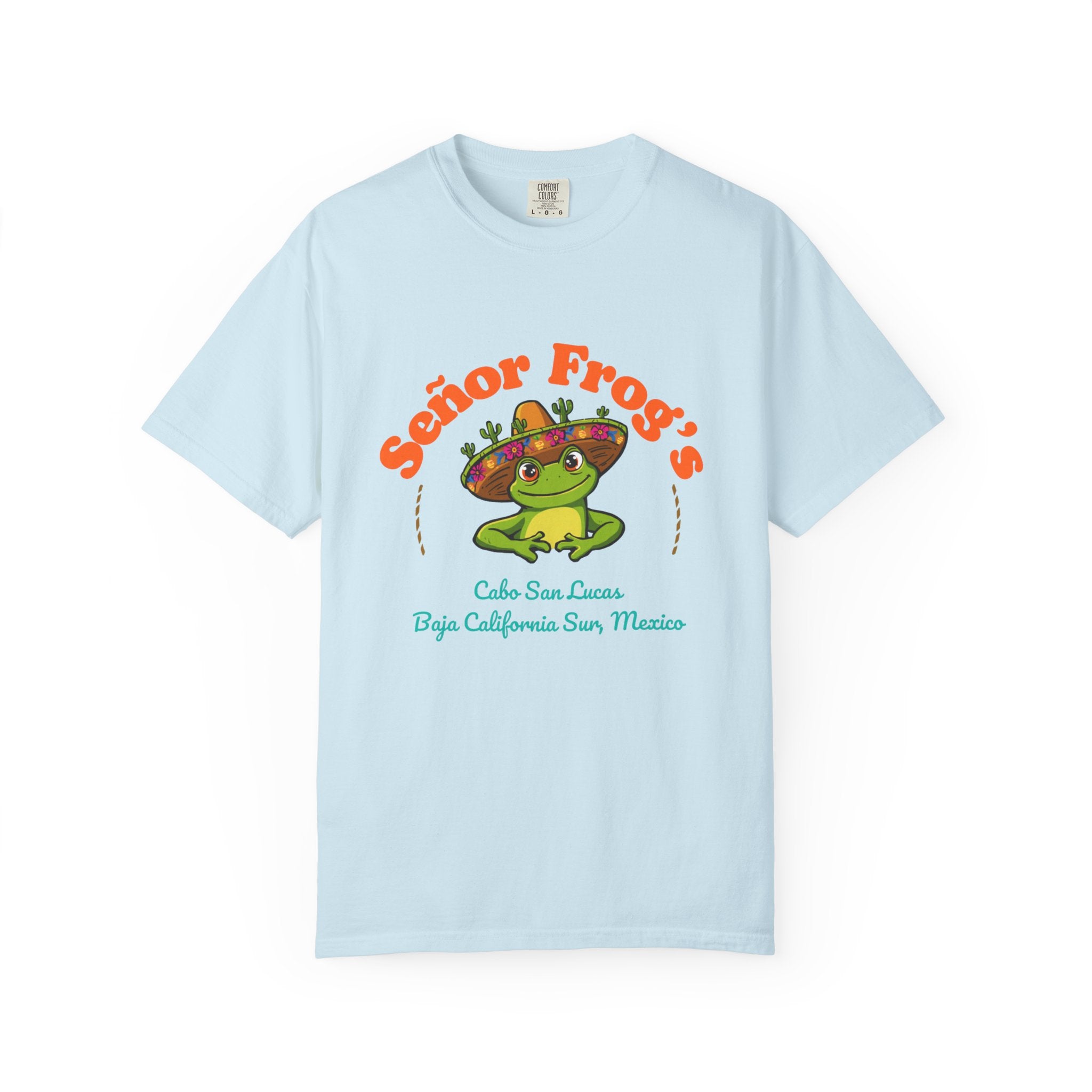 Señor Frog's Cabo San Lucas T-Shirt — Cute Frog Sombrero Mexico Souvenir