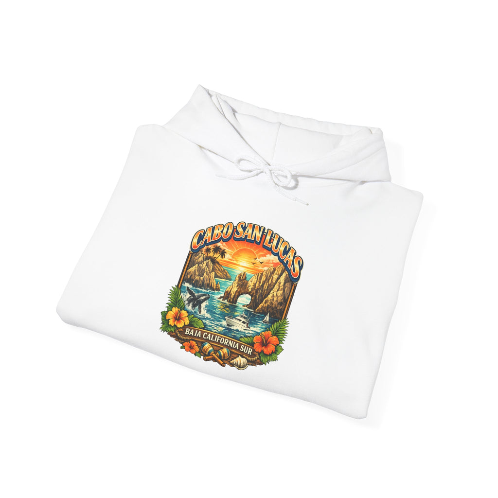 Sunset Lake Vintage Nature Hoodie – Scenic ‘Sunset Lake’ Retro Graphic
