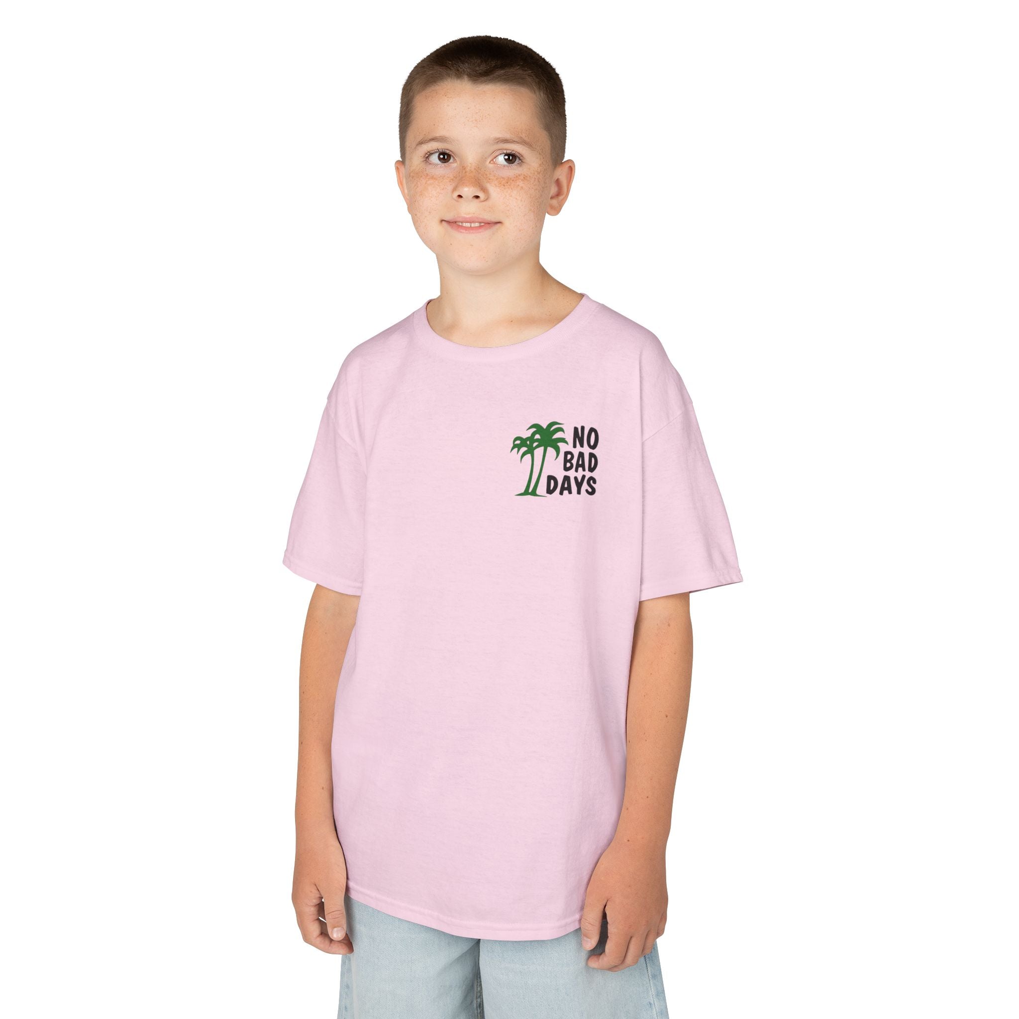 Kids 'No Bad Days' Palm Tree T‑Shirt