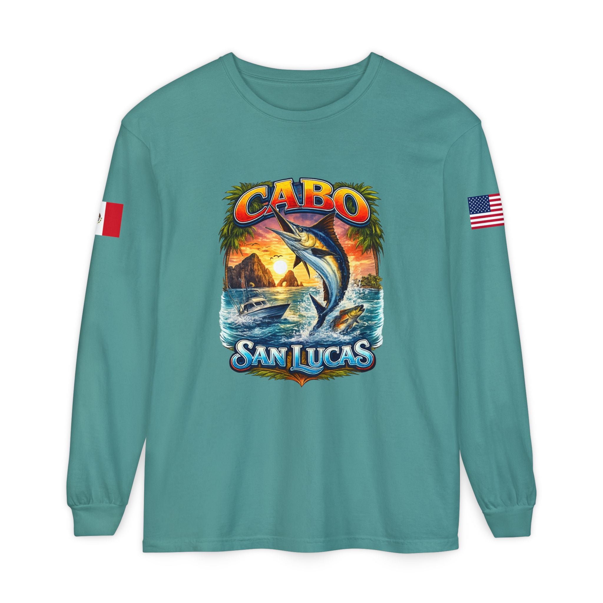 Cabo San Lucas Arch Marlin Long Sleeve T-Shirt