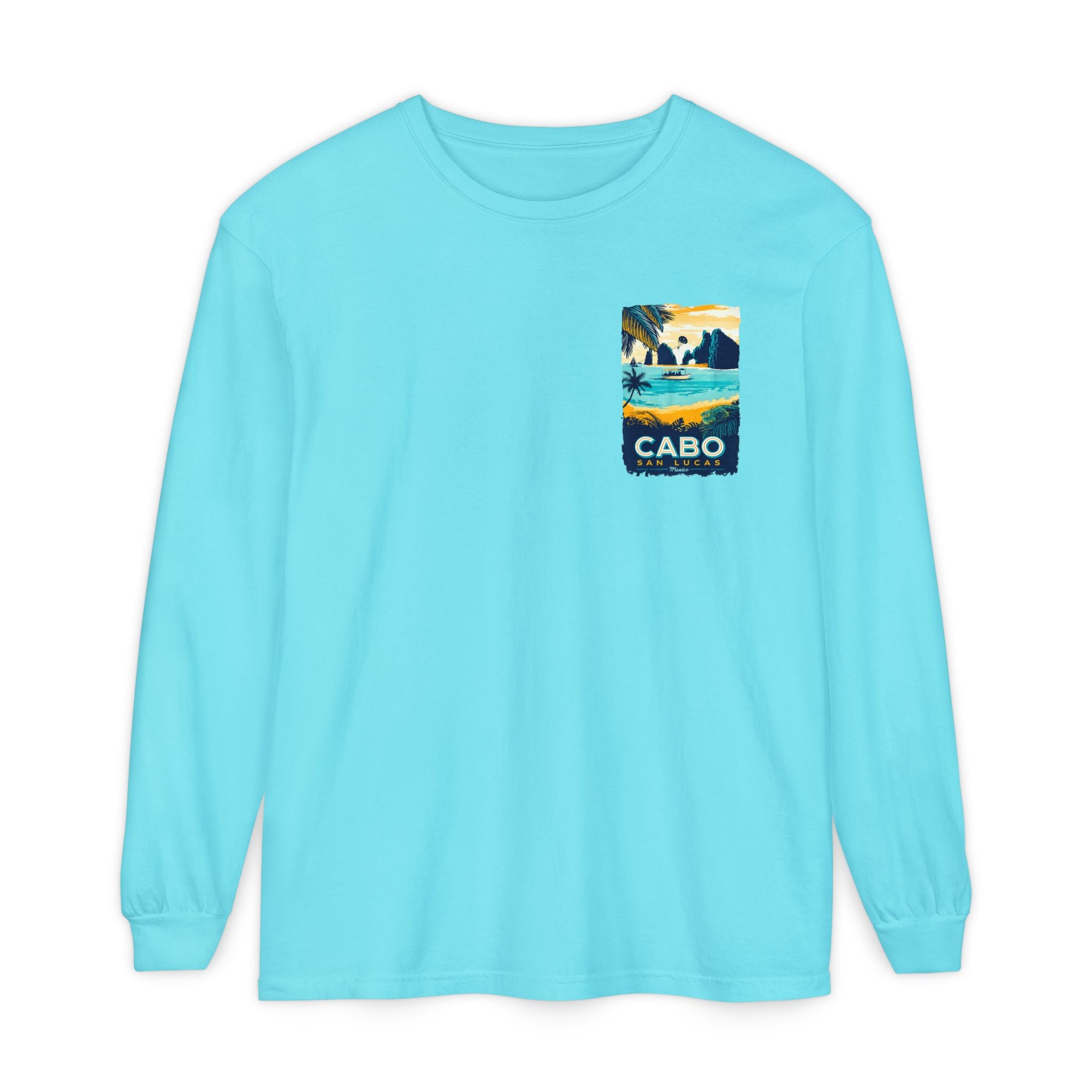 Cabo San Lucas Long Sleeve Tee — Vintage Beach Graphic