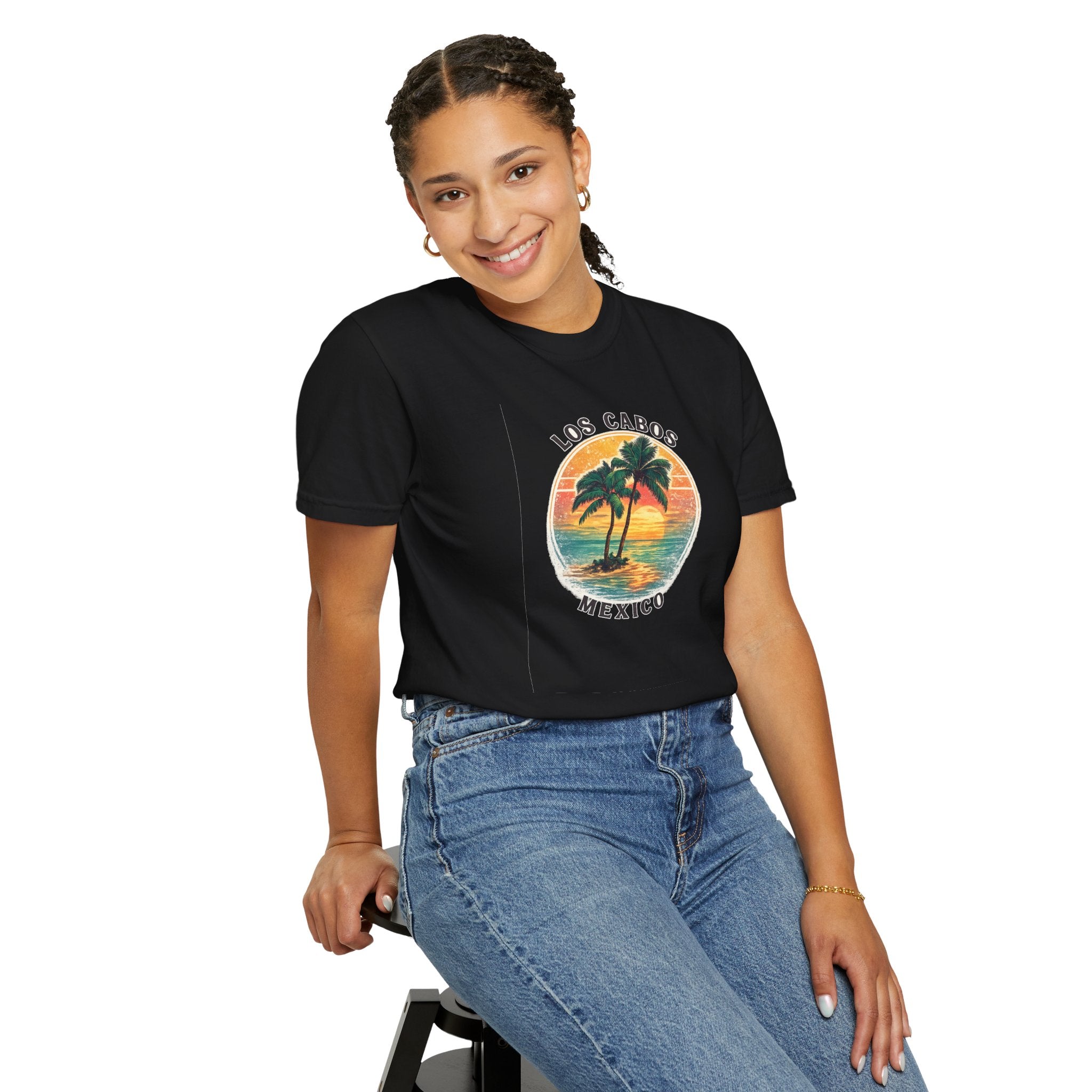 Los Cabos Palms T-Shirt — Tropical Beach Palm Graphic Tee