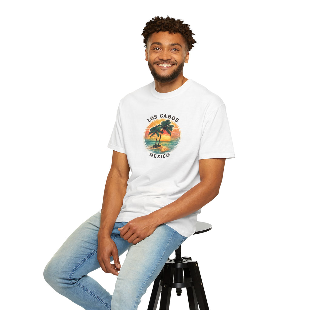 Los Cabos Palms T-Shirt — Tropical Beach Palm Graphic Tee