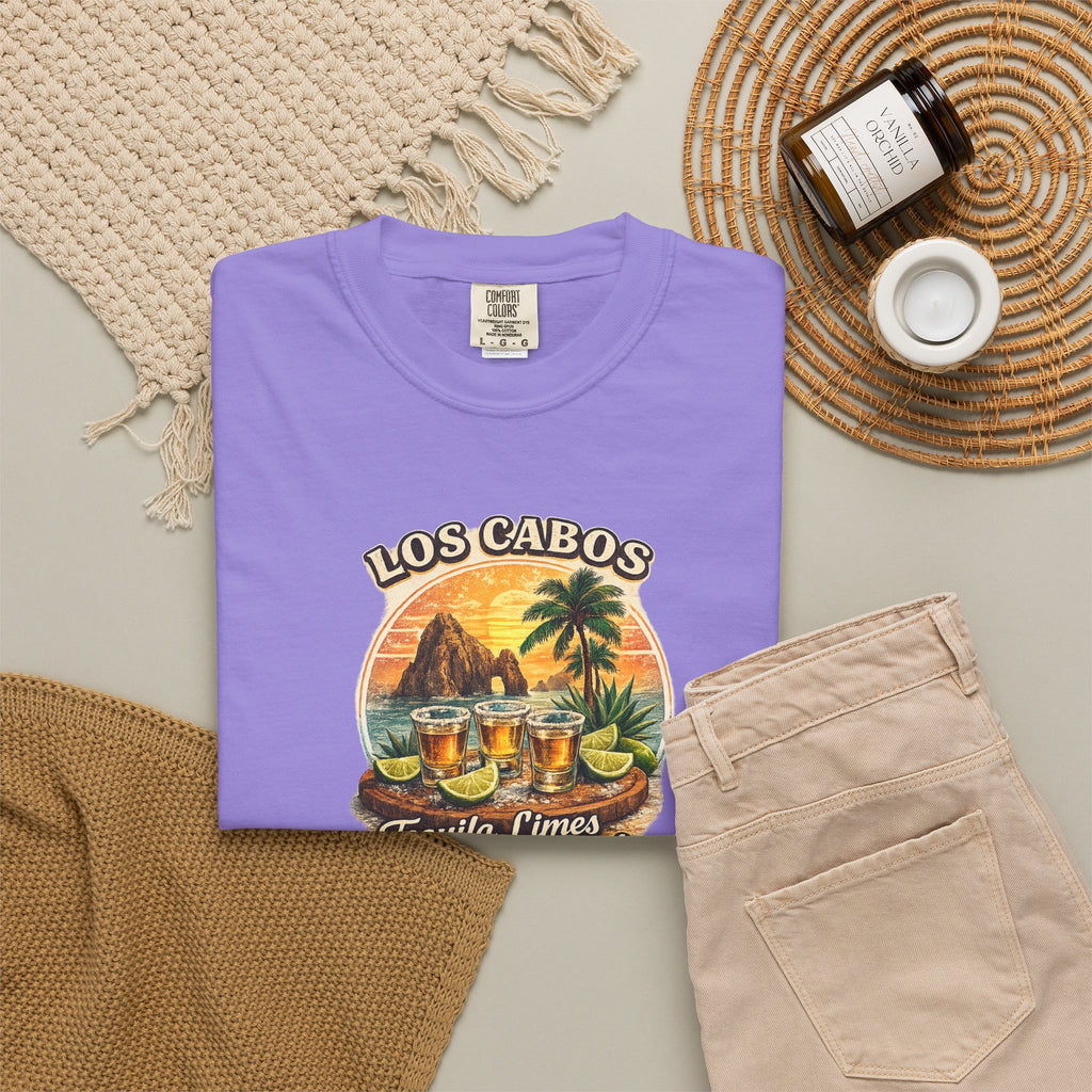 Los Cabos Tequila & Limes T-Shirt — Mexico Beach Vacation Tee