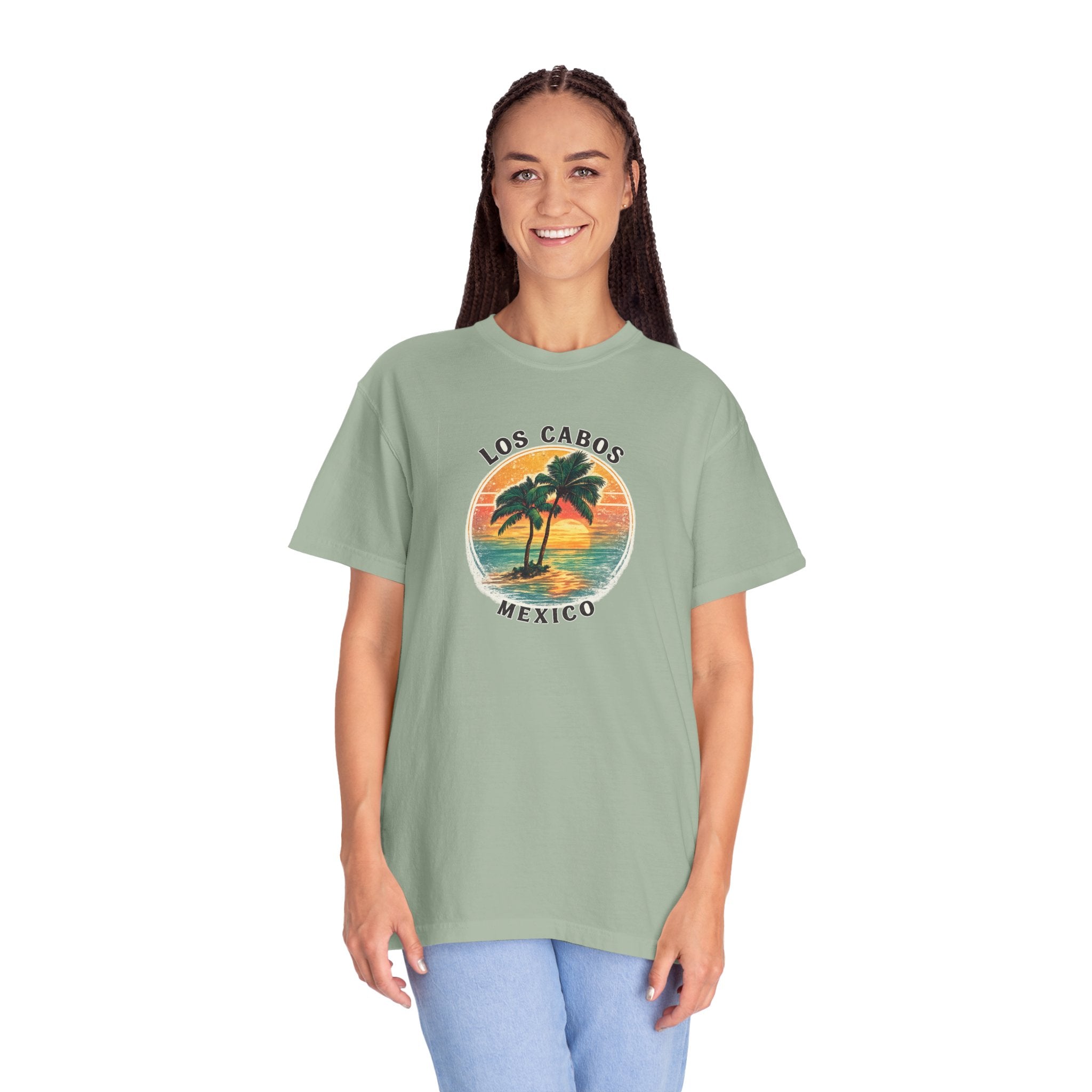 Los Cabos Palms T-Shirt — Tropical Beach Palm Graphic Tee