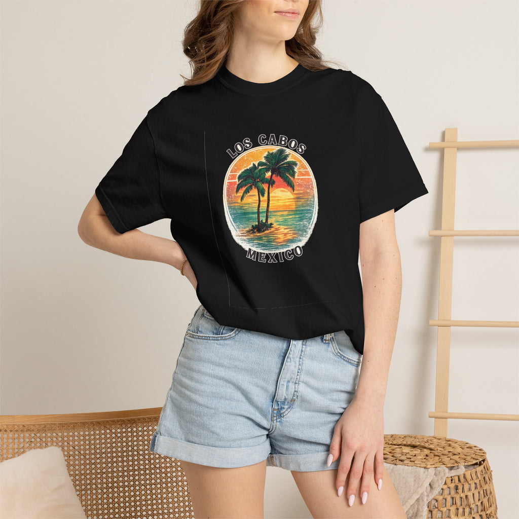 Los Cabos Palms T-Shirt — Tropical Beach Palm Graphic Tee