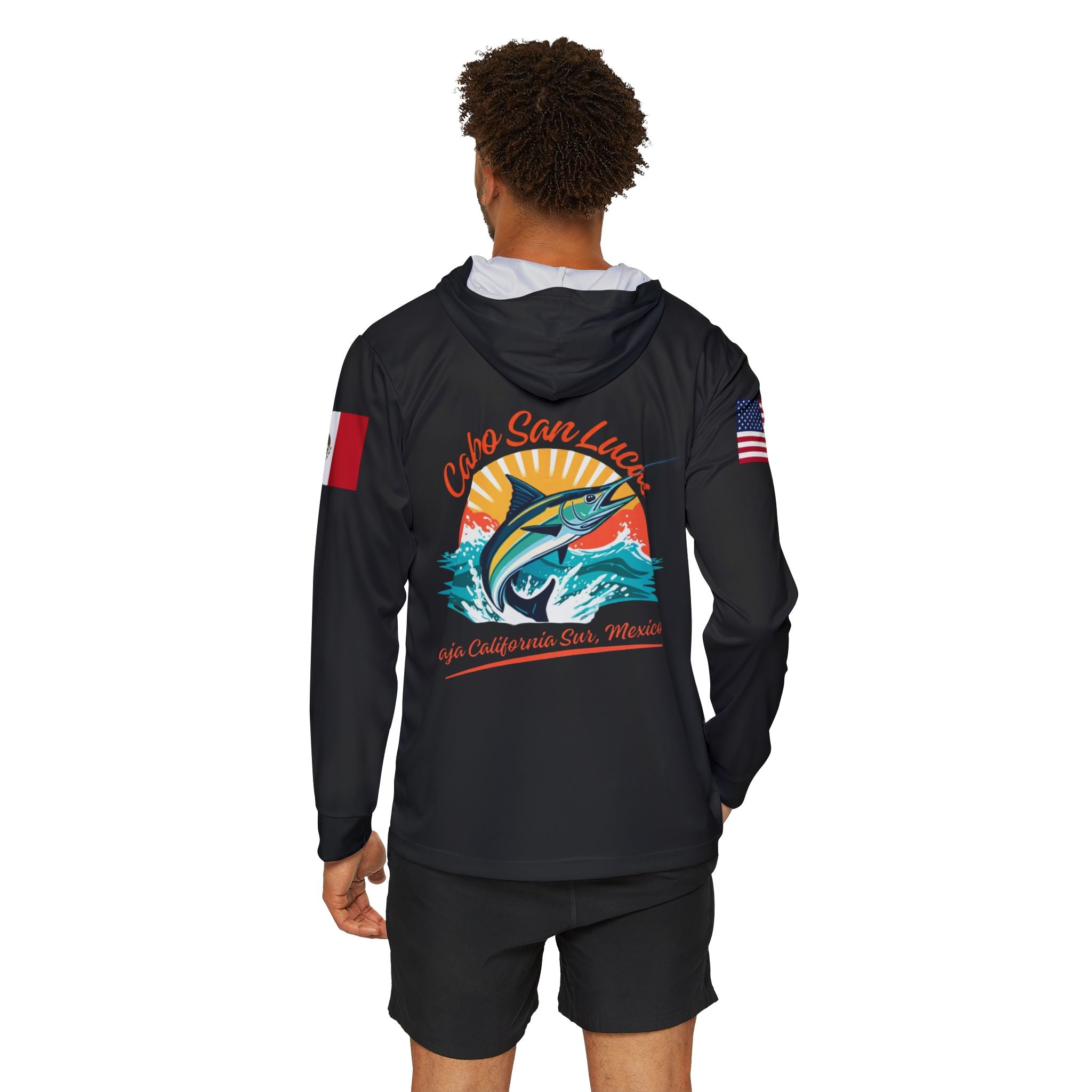 Cabo San Lucas Marlin Fishing Hoodie — Baja Sport Warmup Pullover