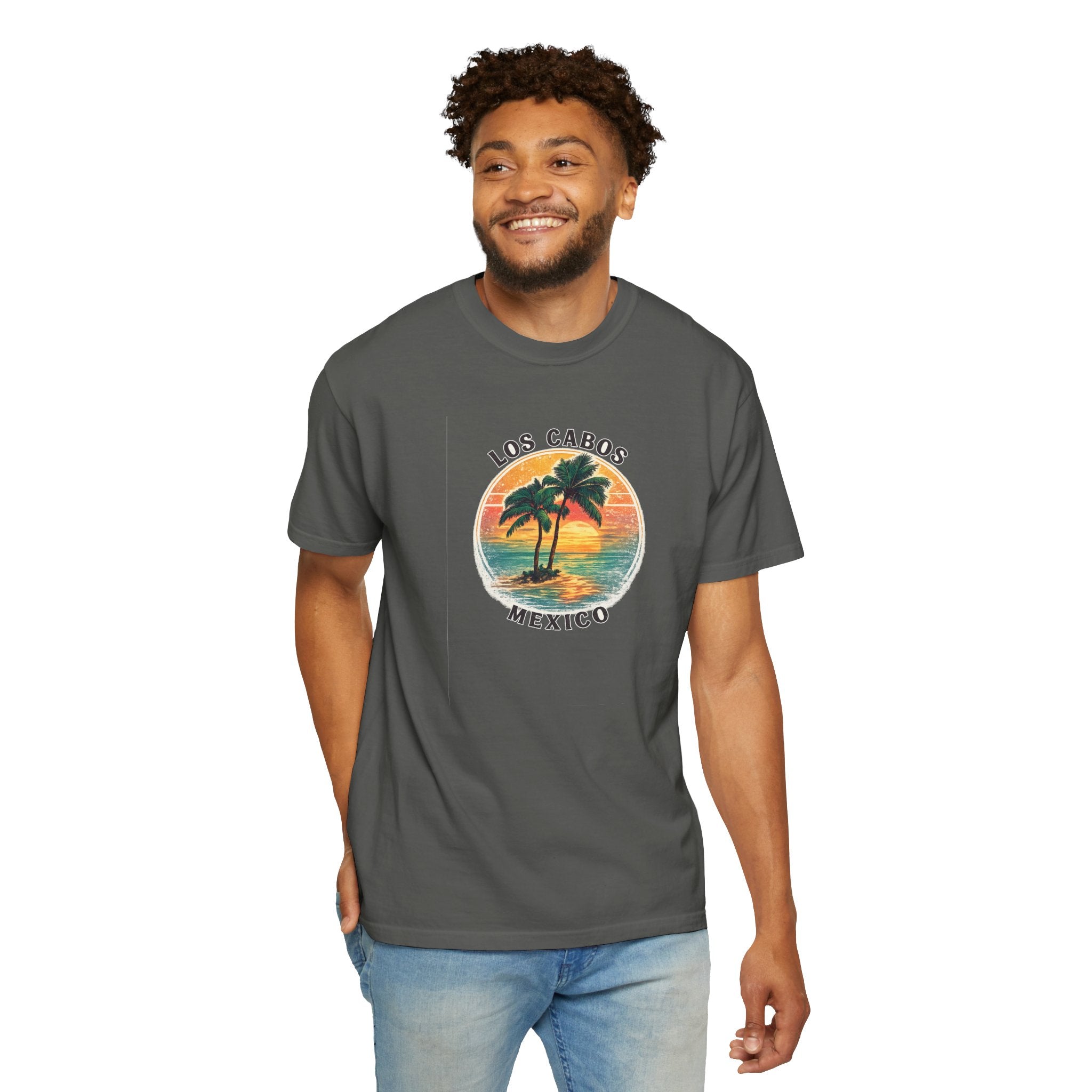 Los Cabos Palms T-Shirt — Tropical Beach Palm Graphic Tee