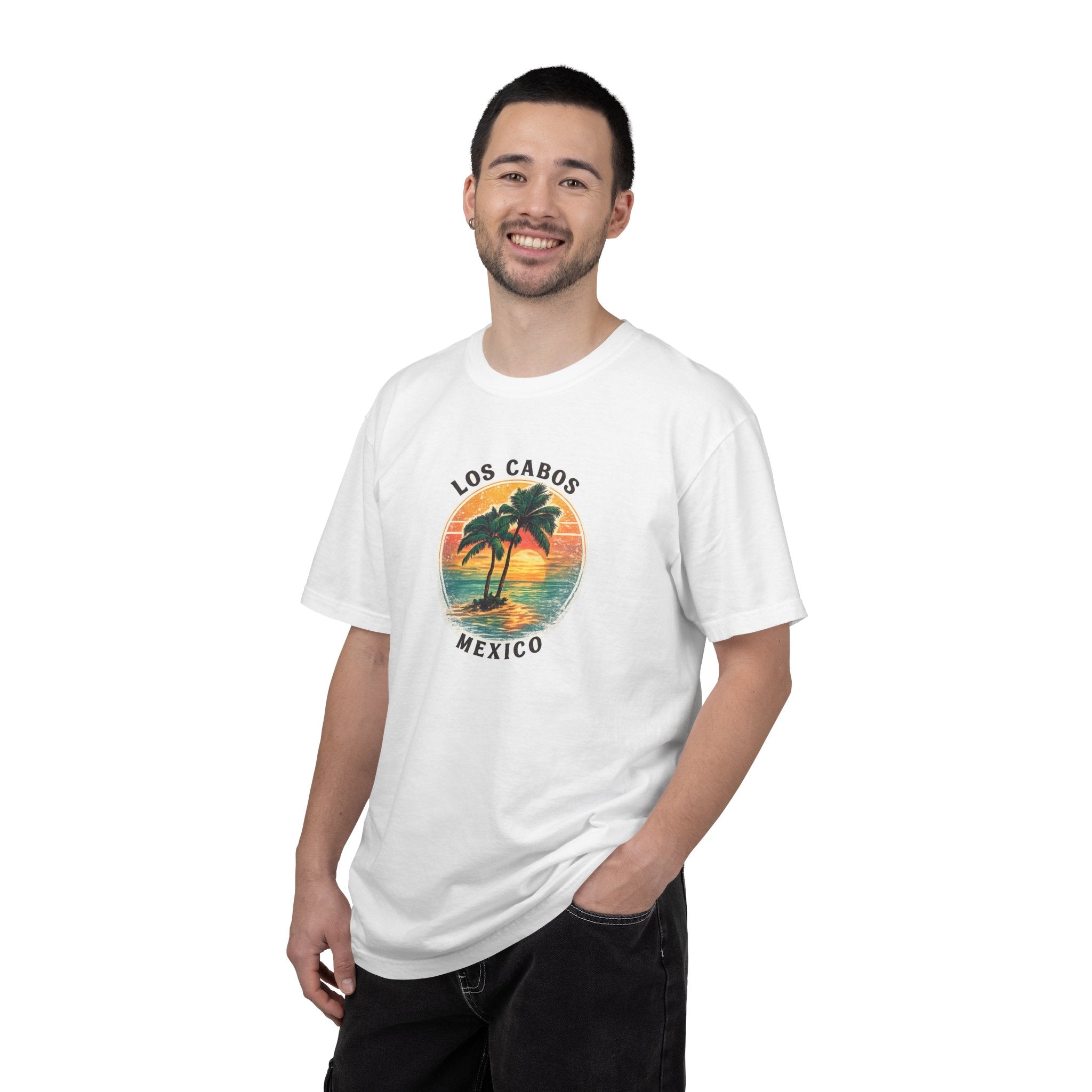 Los Cabos Palms T-Shirt — Tropical Beach Palm Graphic Tee
