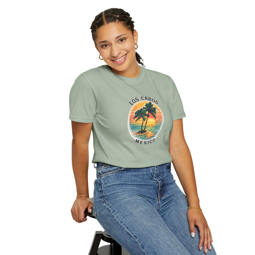 Los Cabos Palms T-Shirt — Tropical Beach Palm Graphic Tee