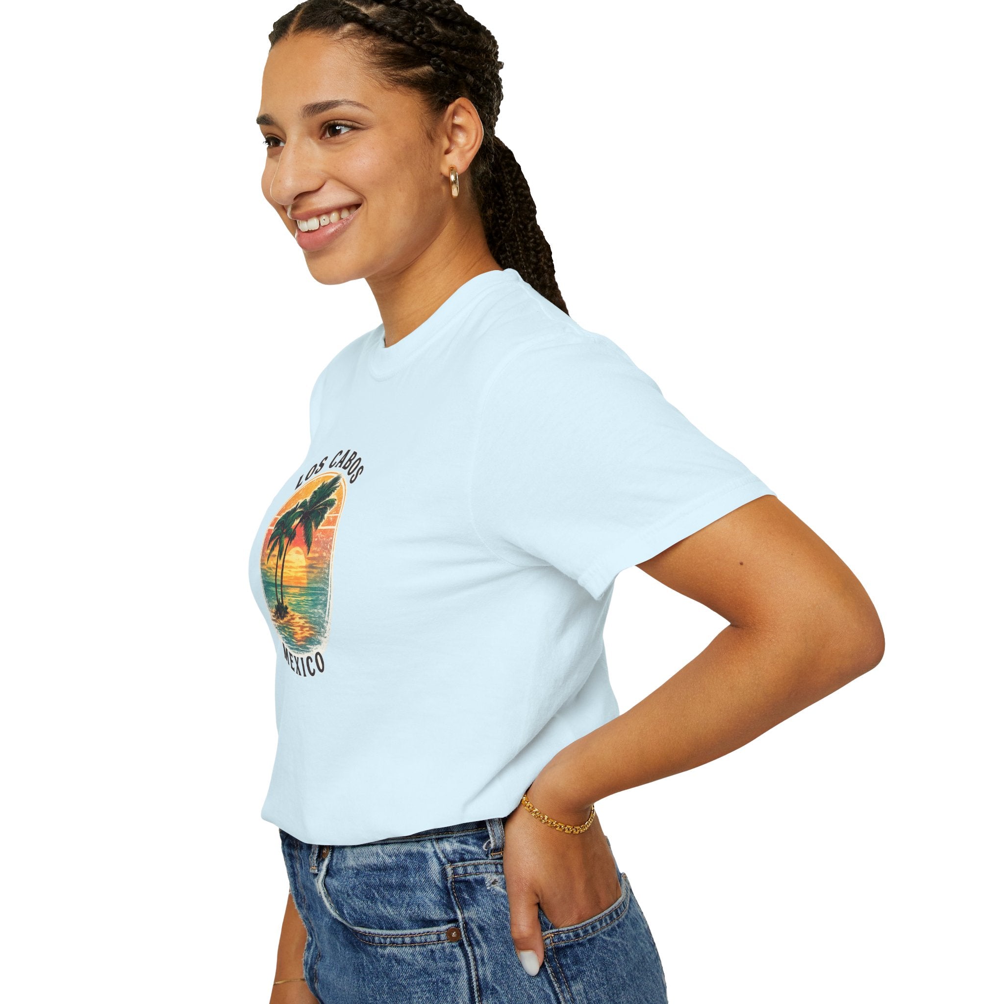 Los Cabos Palms T-Shirt — Tropical Beach Palm Graphic Tee