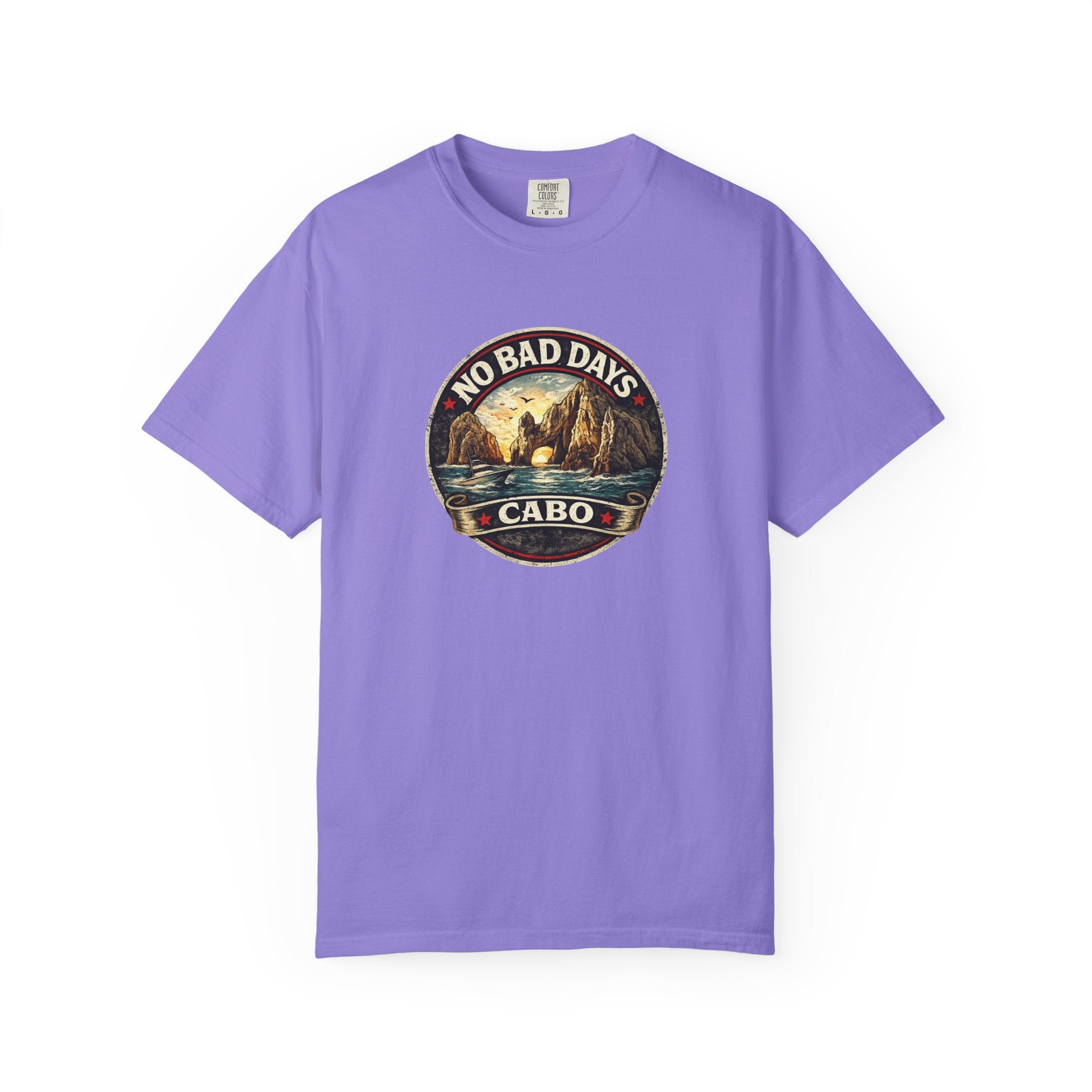 No Bad Days Cabo T-Shirt — Sunset Beach Vintage Graphic Tee