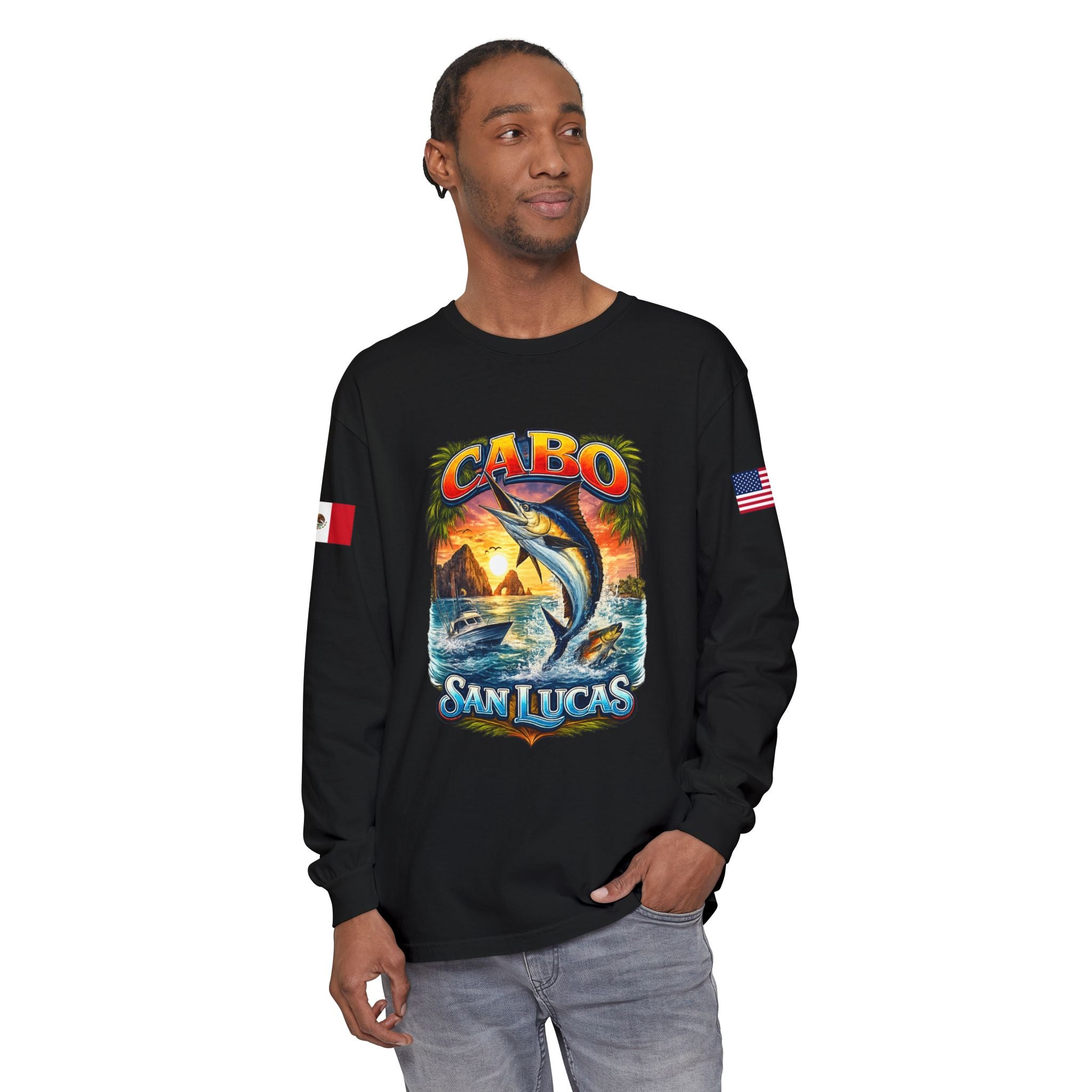 Cabo San Lucas Arch Marlin Long Sleeve T-Shirt