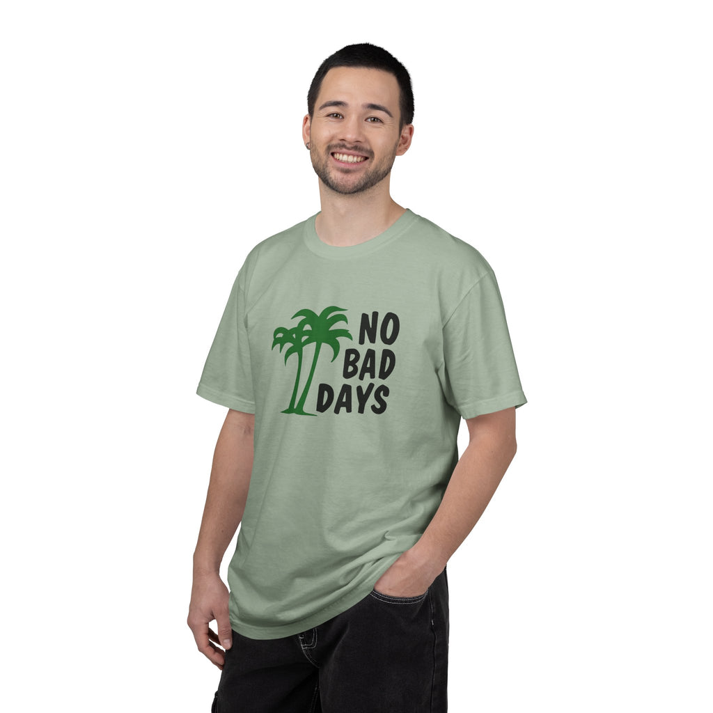 No Bad Days Palm Tree T-Shirt — Casual Beach Vibe Graphic Tee