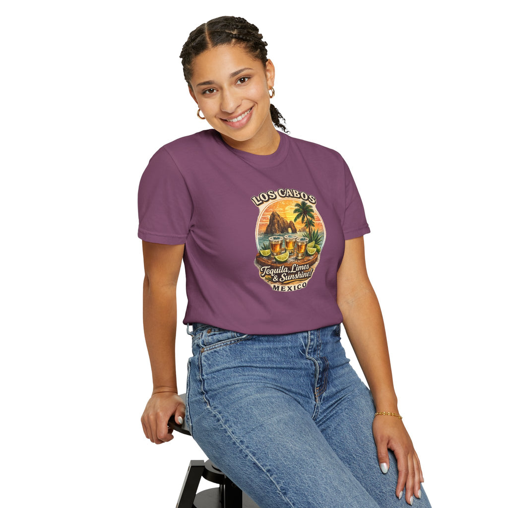 Los Cabos Tequila & Limes T-Shirt — Mexico Beach Vacation Tee