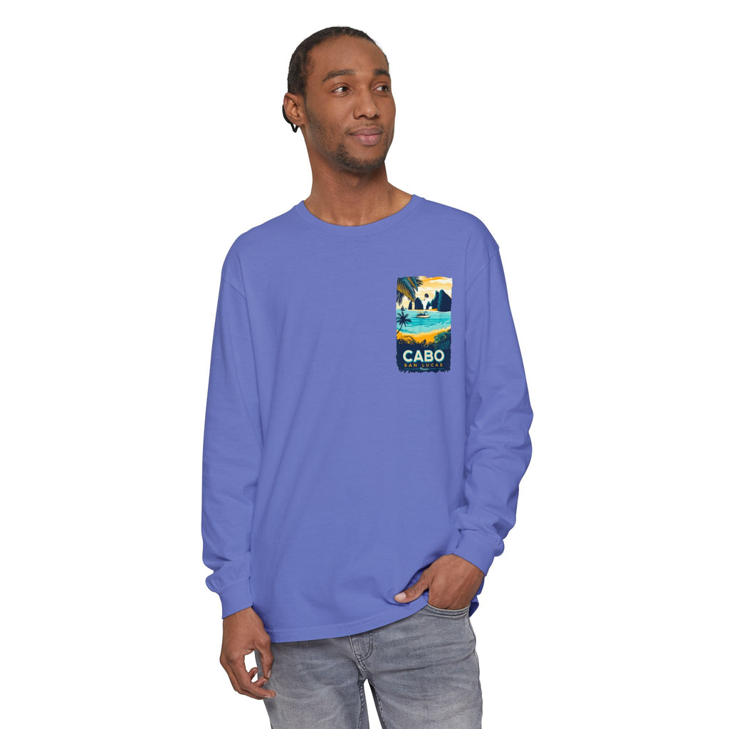 Cabo San Lucas Long Sleeve Tee — Vintage Beach Graphic