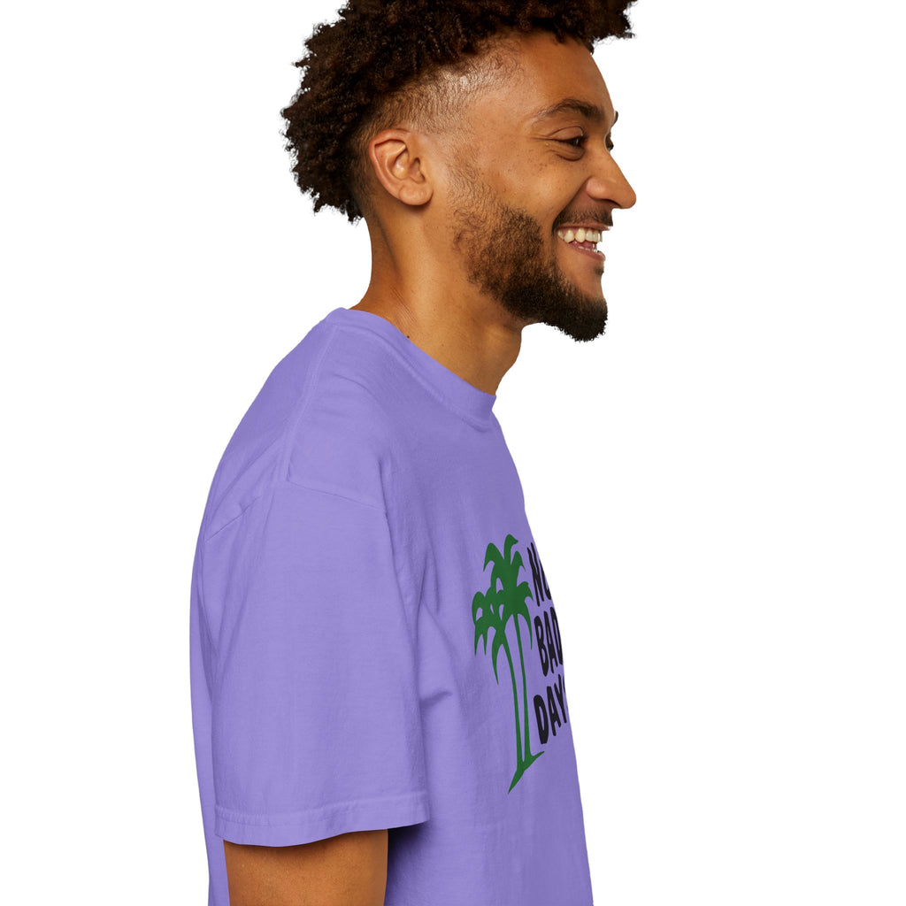 No Bad Days Palm Tree T-Shirt — Casual Beach Vibe Graphic Tee