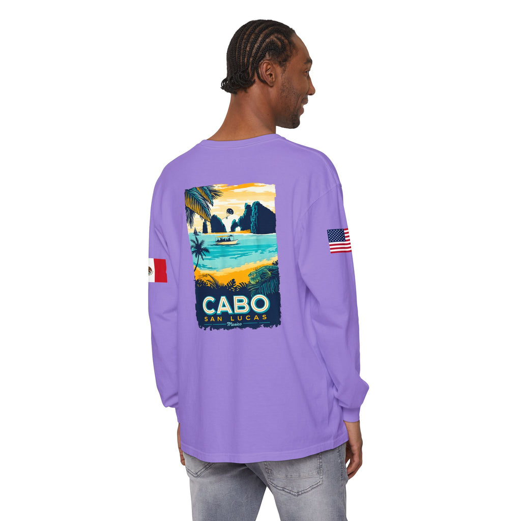 Cabo San Lucas Long Sleeve Tee — Vintage Beach Graphic
