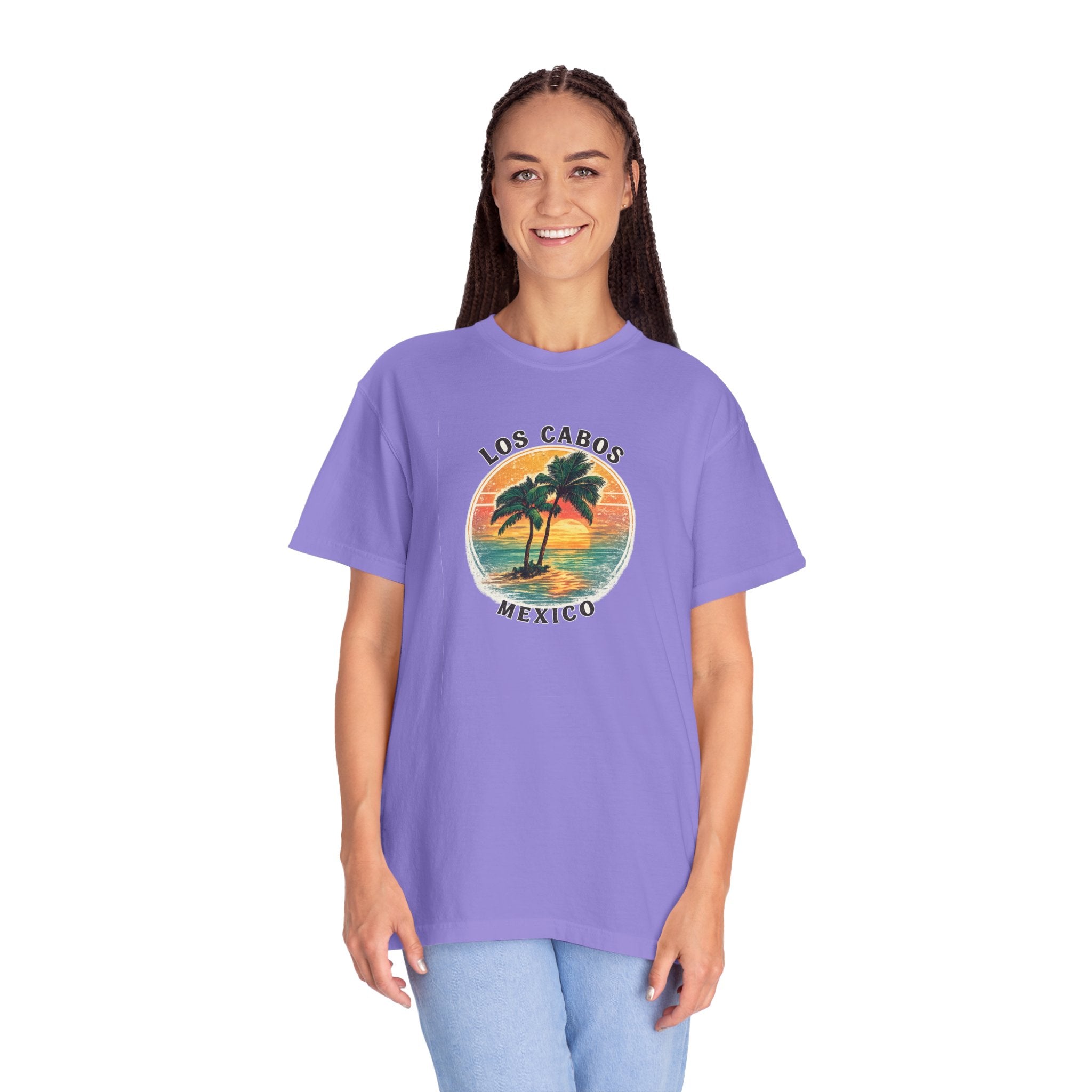 Los Cabos Palms T-Shirt — Tropical Beach Palm Graphic Tee