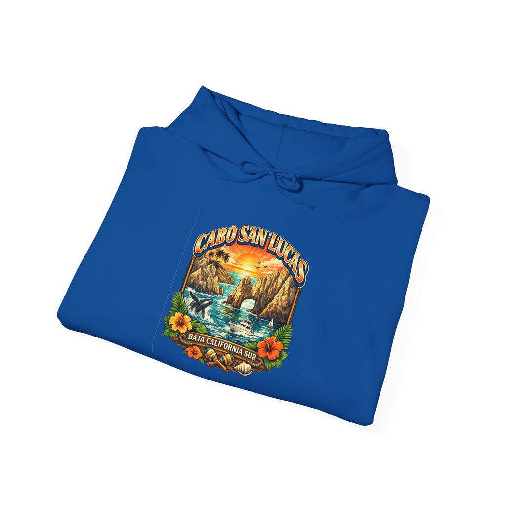Sunset Lake Vintage Nature Hoodie – Scenic ‘Sunset Lake’ Retro Graphic