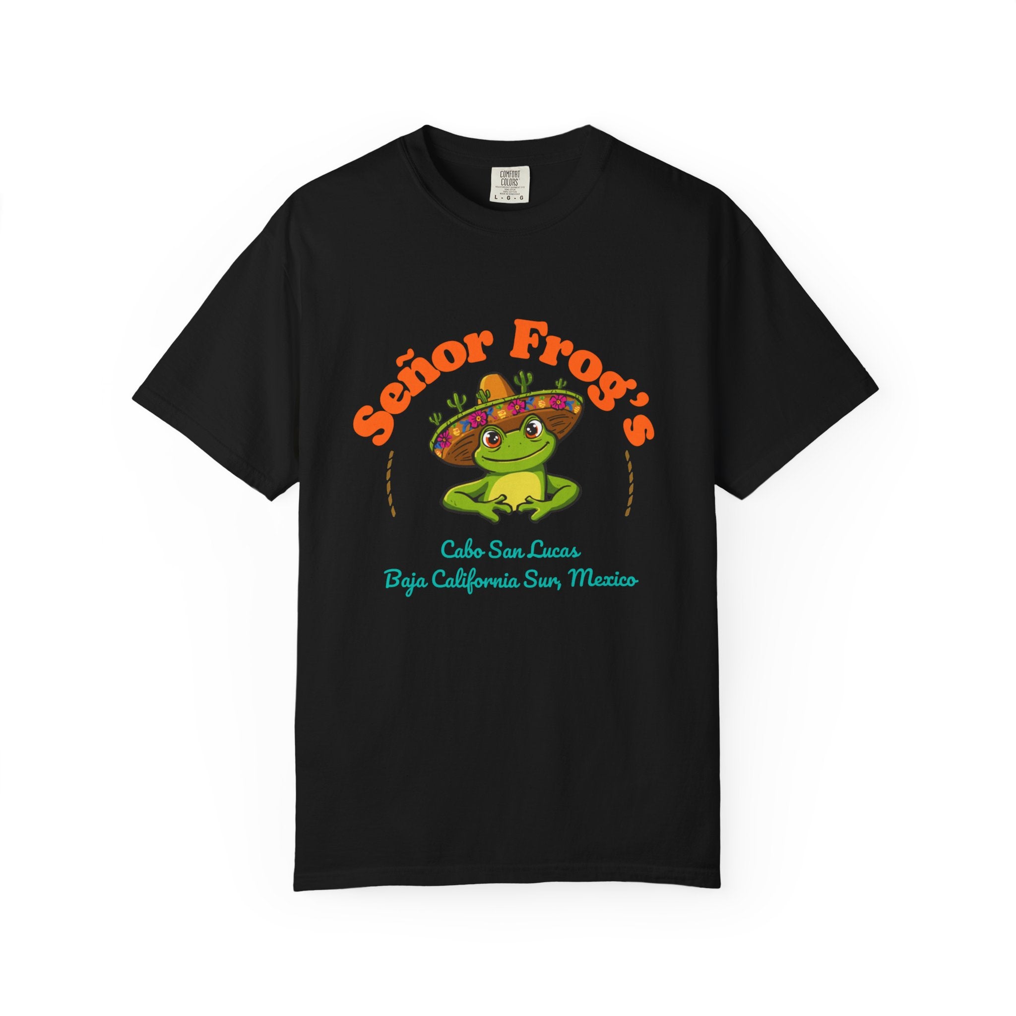 Señor Frog's Cabo San Lucas T-Shirt — Cute Frog Sombrero Mexico Souvenir