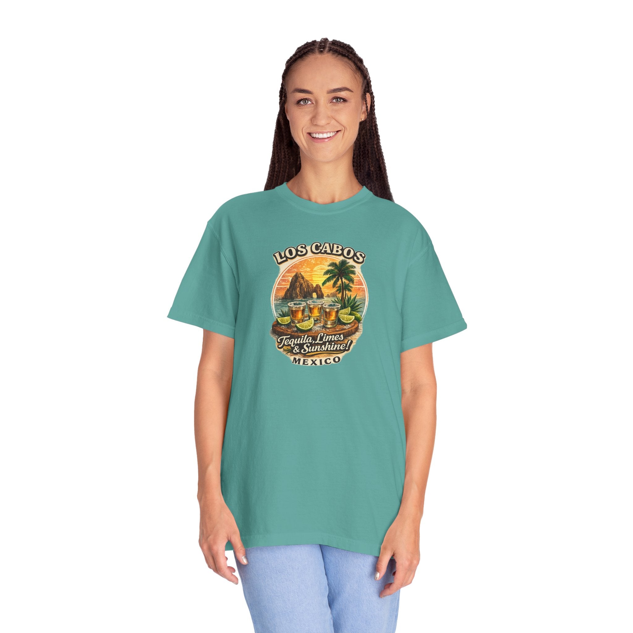 Los Cabos Tequila & Limes T-Shirt — Mexico Beach Vacation Tee