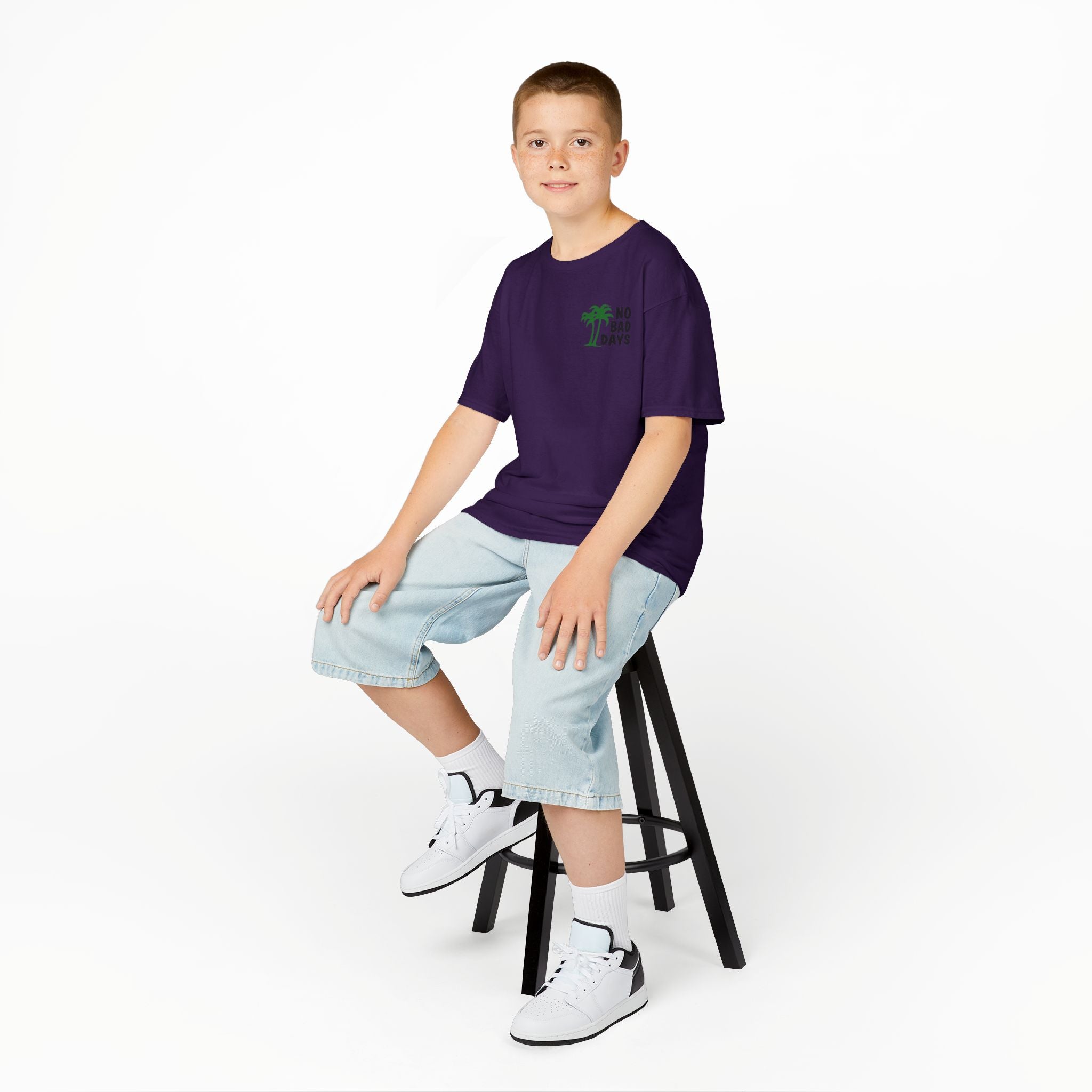 Kids 'No Bad Days' Palm Tree T‑Shirt