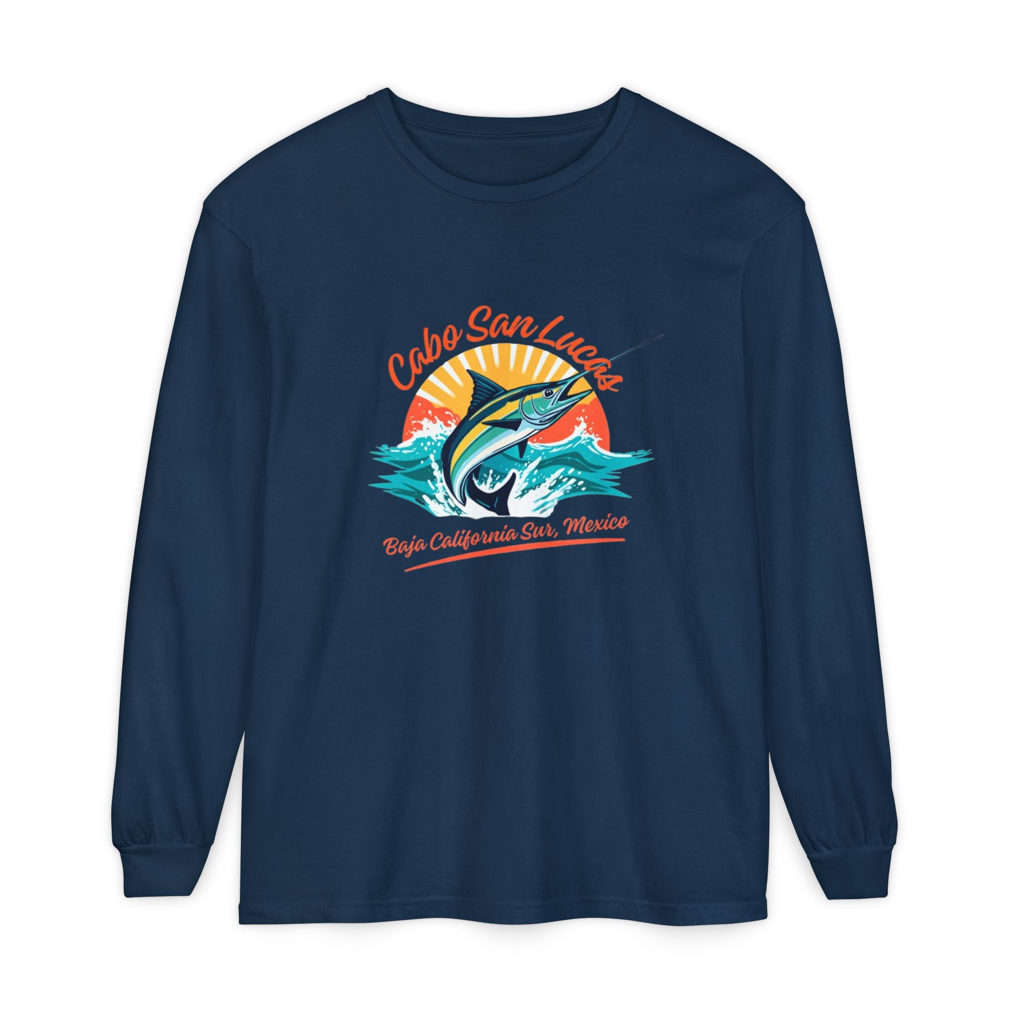 Cabo San Lucas Marlin Sunset Long Sleeve Tee
