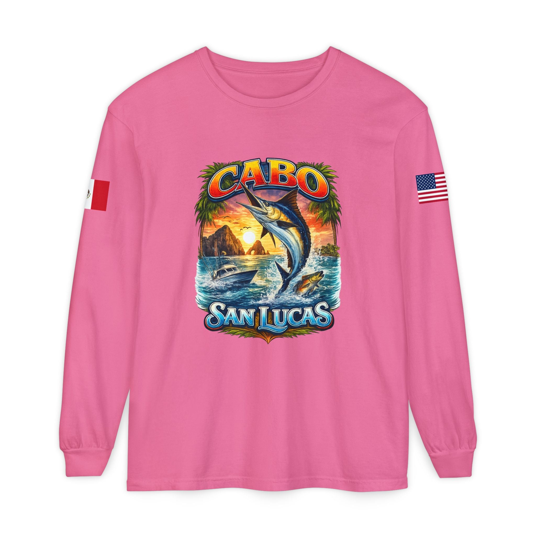 Cabo San Lucas Arch Marlin Long Sleeve T-Shirt