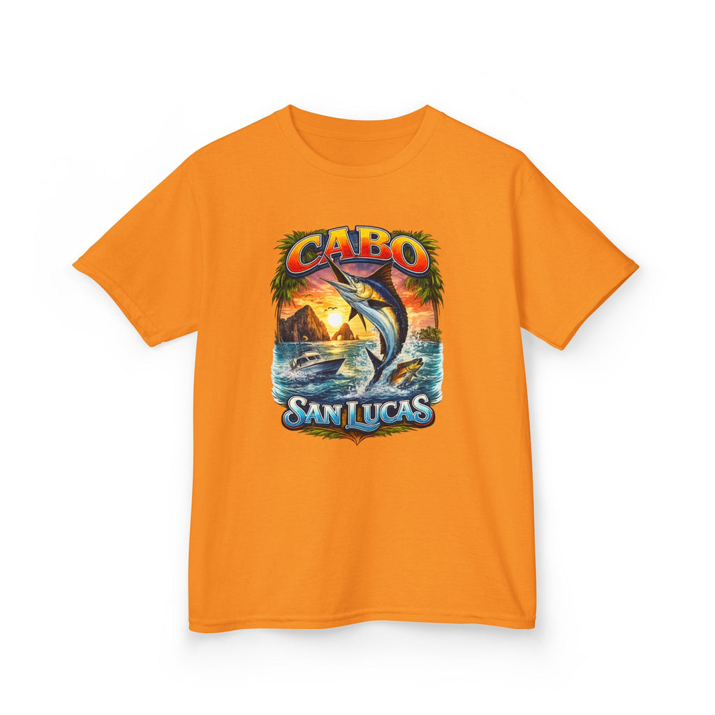 Kids T-Shirt - Cabo San Lucas Marlin Sunset Graphic