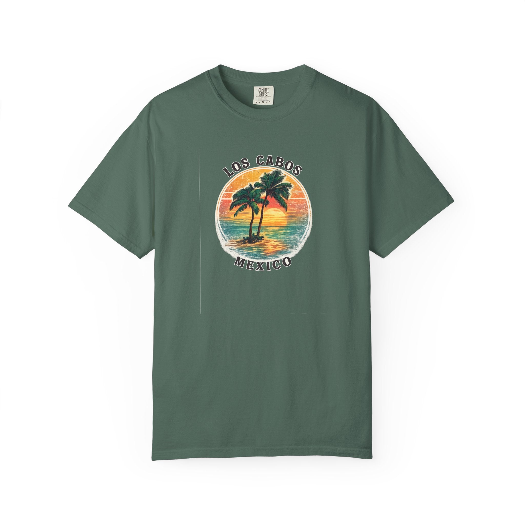 Los Cabos Palms T-Shirt — Tropical Beach Palm Graphic Tee