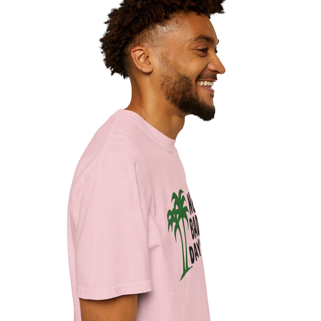 No Bad Days Palm Tree T-Shirt — Casual Beach Vibe Graphic Tee