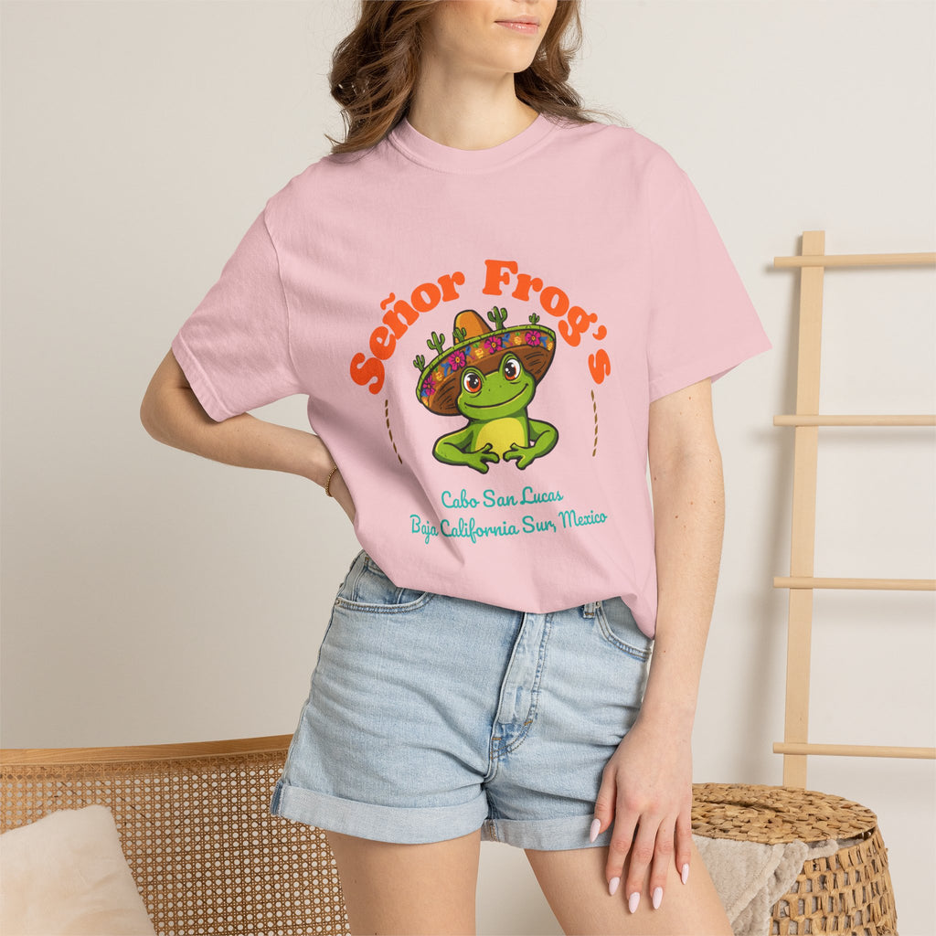 Señor Frog's Cabo San Lucas T-Shirt — Cute Frog Sombrero Mexico Souvenir