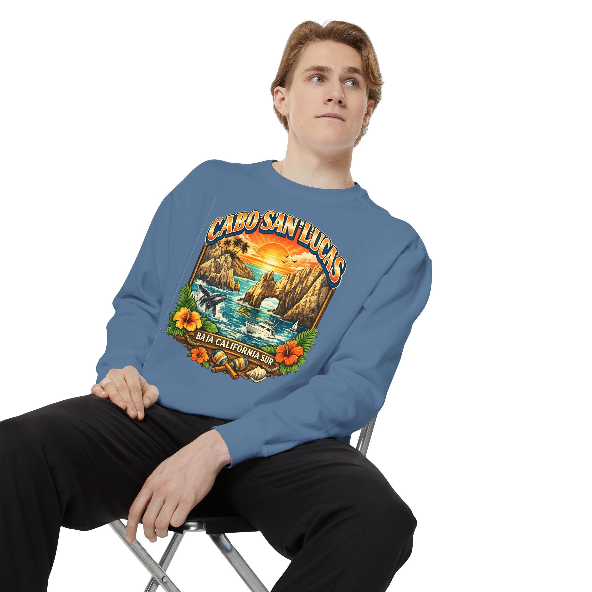 Cabo San Lucas Sunset Sweatshirt — Baja California Surf Crewneck
