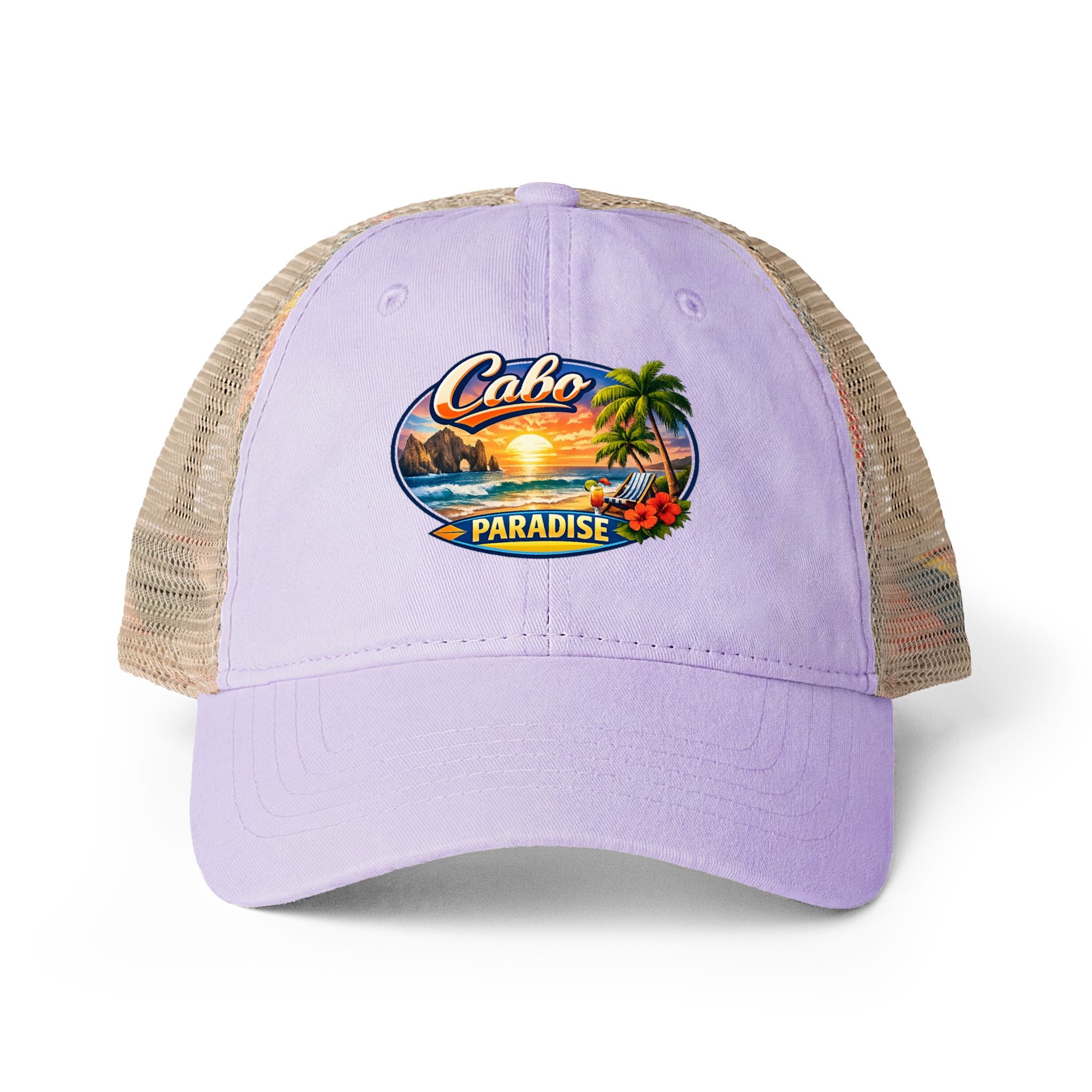 Women's Washed Mesh-Back Cap