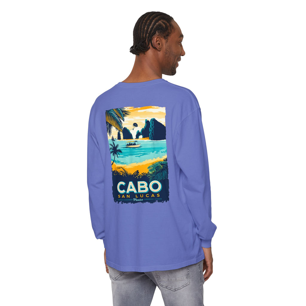 Cabo San Lucas Long Sleeve Tee — Vintage Beach Graphic