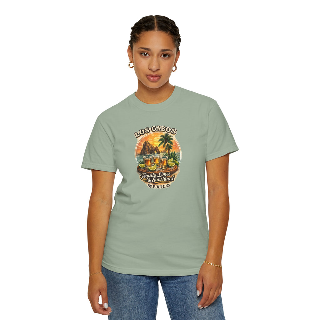 Los Cabos Tequila & Limes T-Shirt — Mexico Beach Vacation Tee