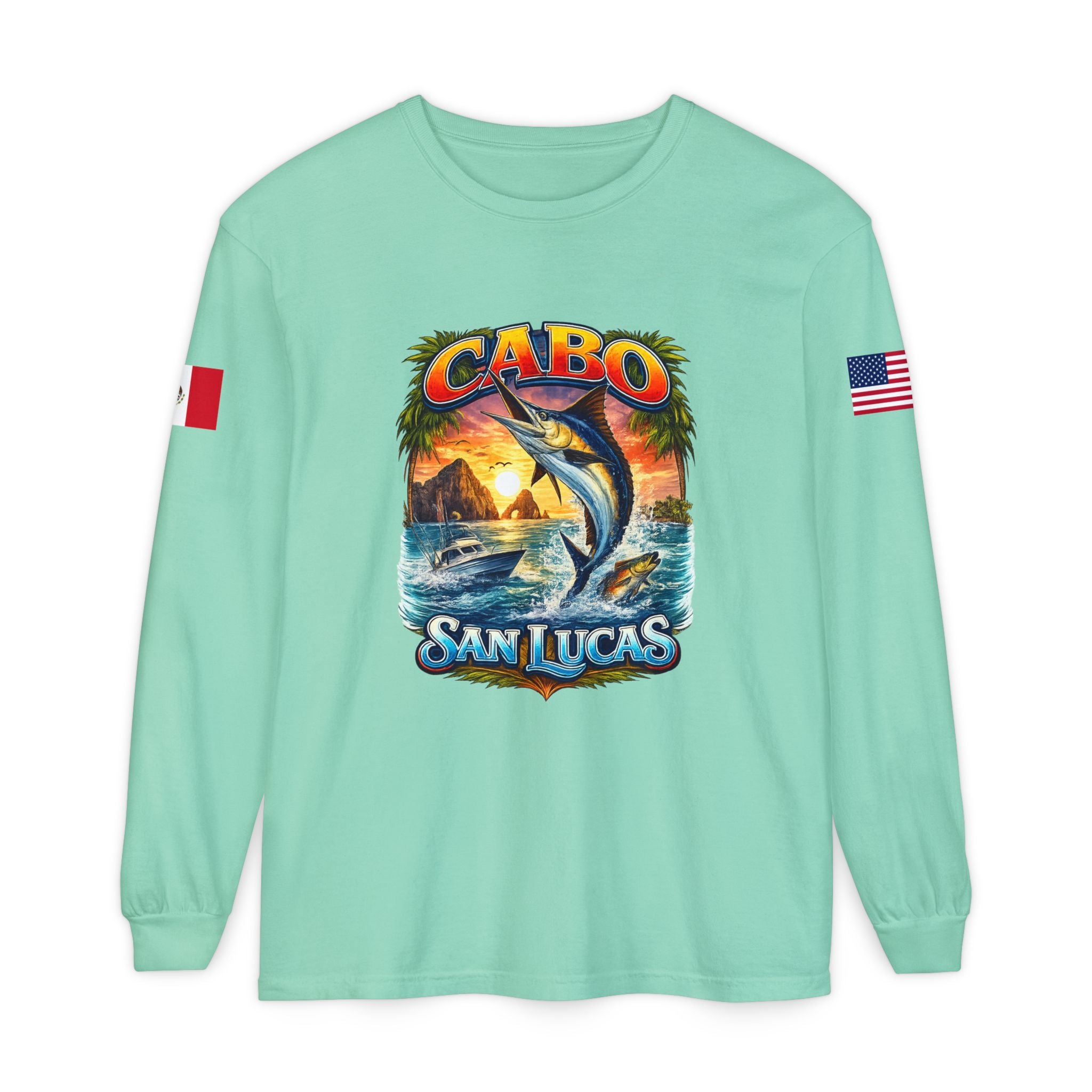 Cabo San Lucas Arch Marlin Long Sleeve T-Shirt