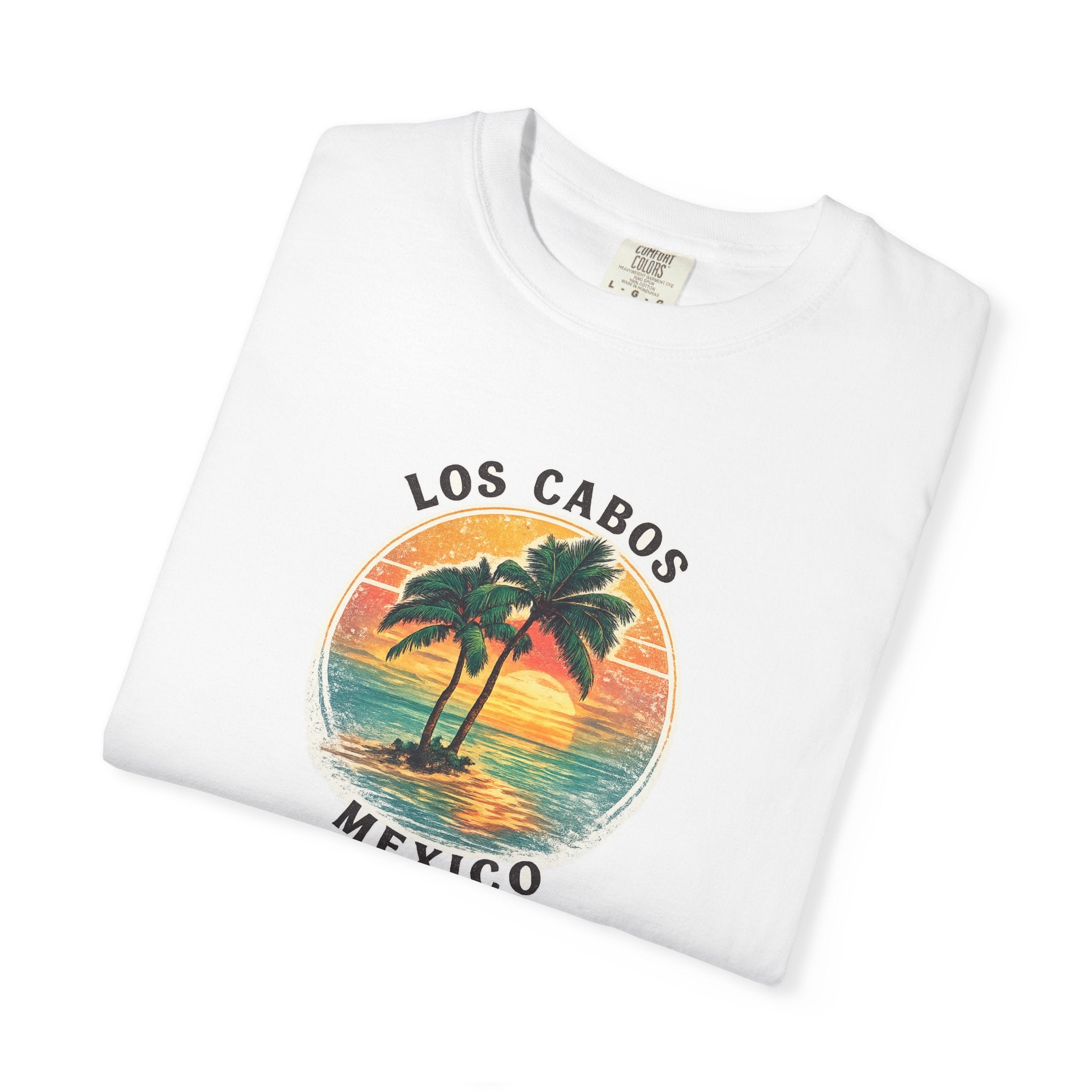 Los Cabos Palms T-Shirt — Tropical Beach Palm Graphic Tee