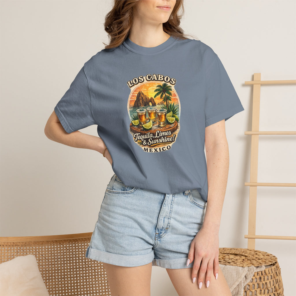 Los Cabos Tequila & Limes T-Shirt — Mexico Beach Vacation Tee