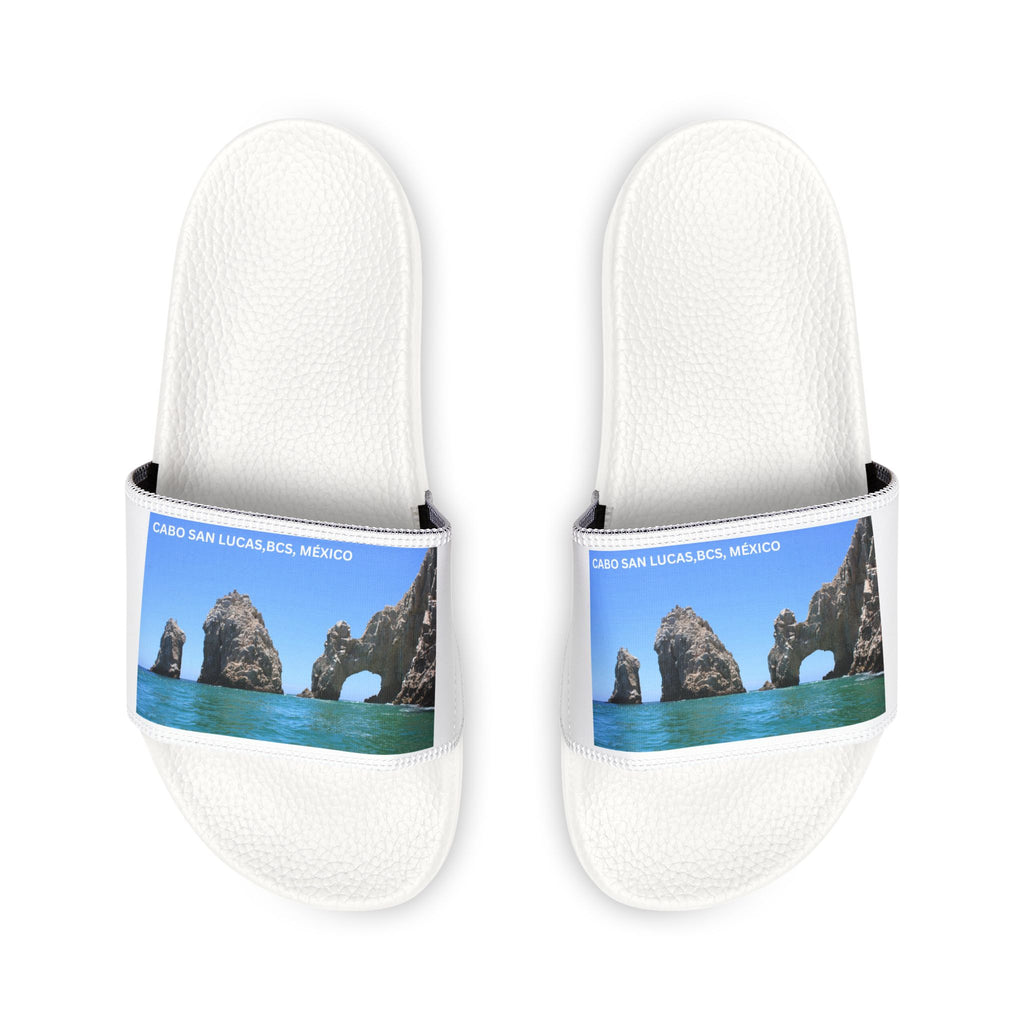 Cabo San Lucas Arch Slide Sandals — Removable Strap Beach Slides