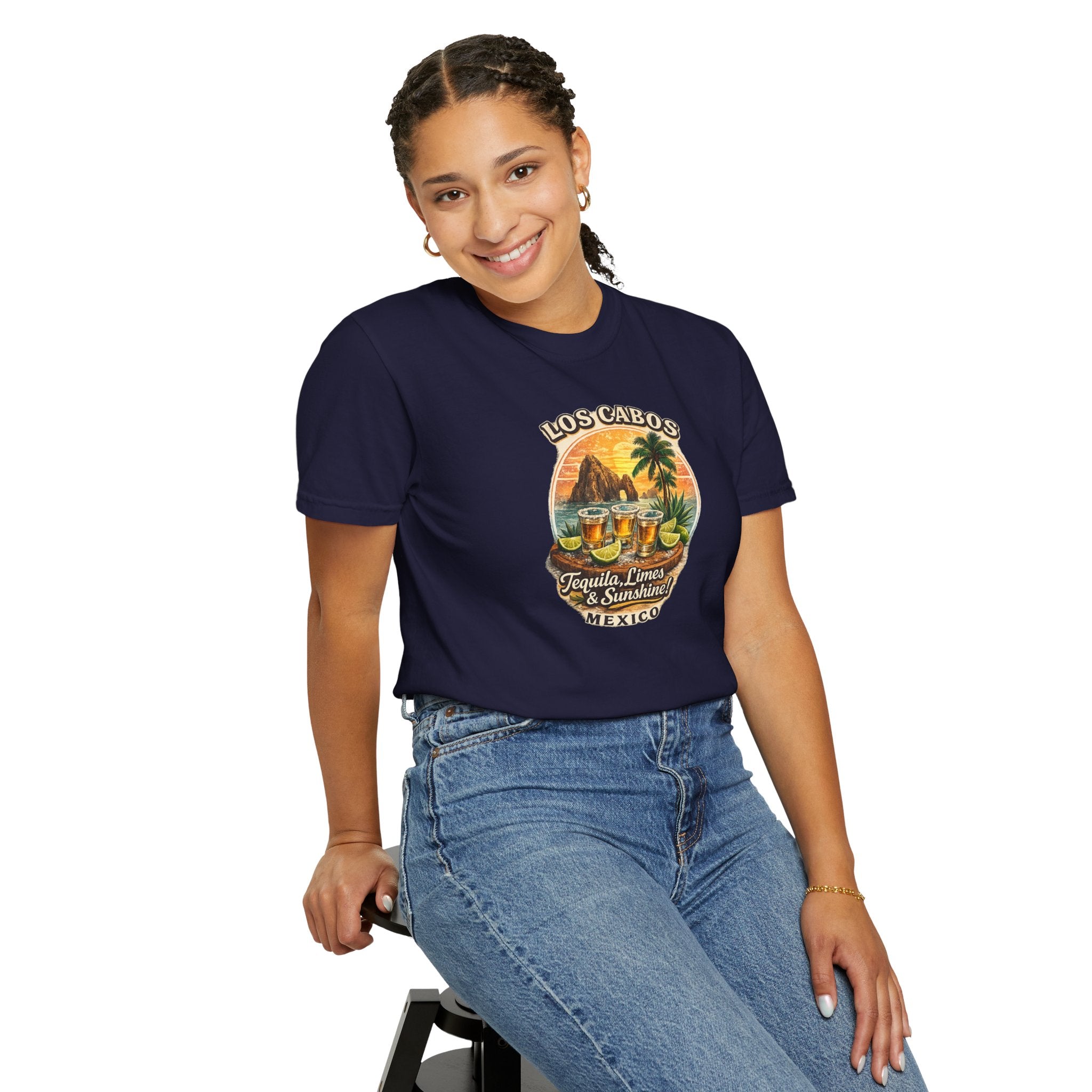 Los Cabos Tequila & Limes T-Shirt — Mexico Beach Vacation Tee