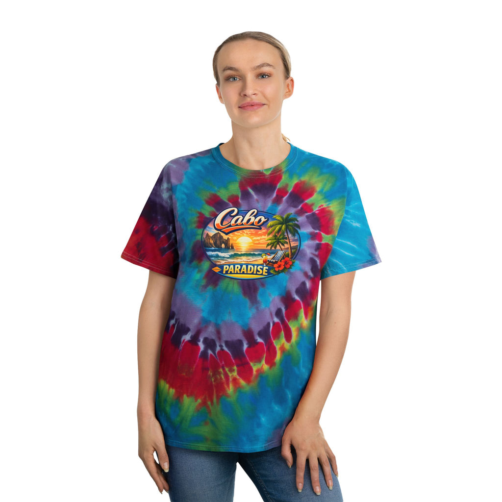 Cabo Paradise Spiral Tie-Dye Tee