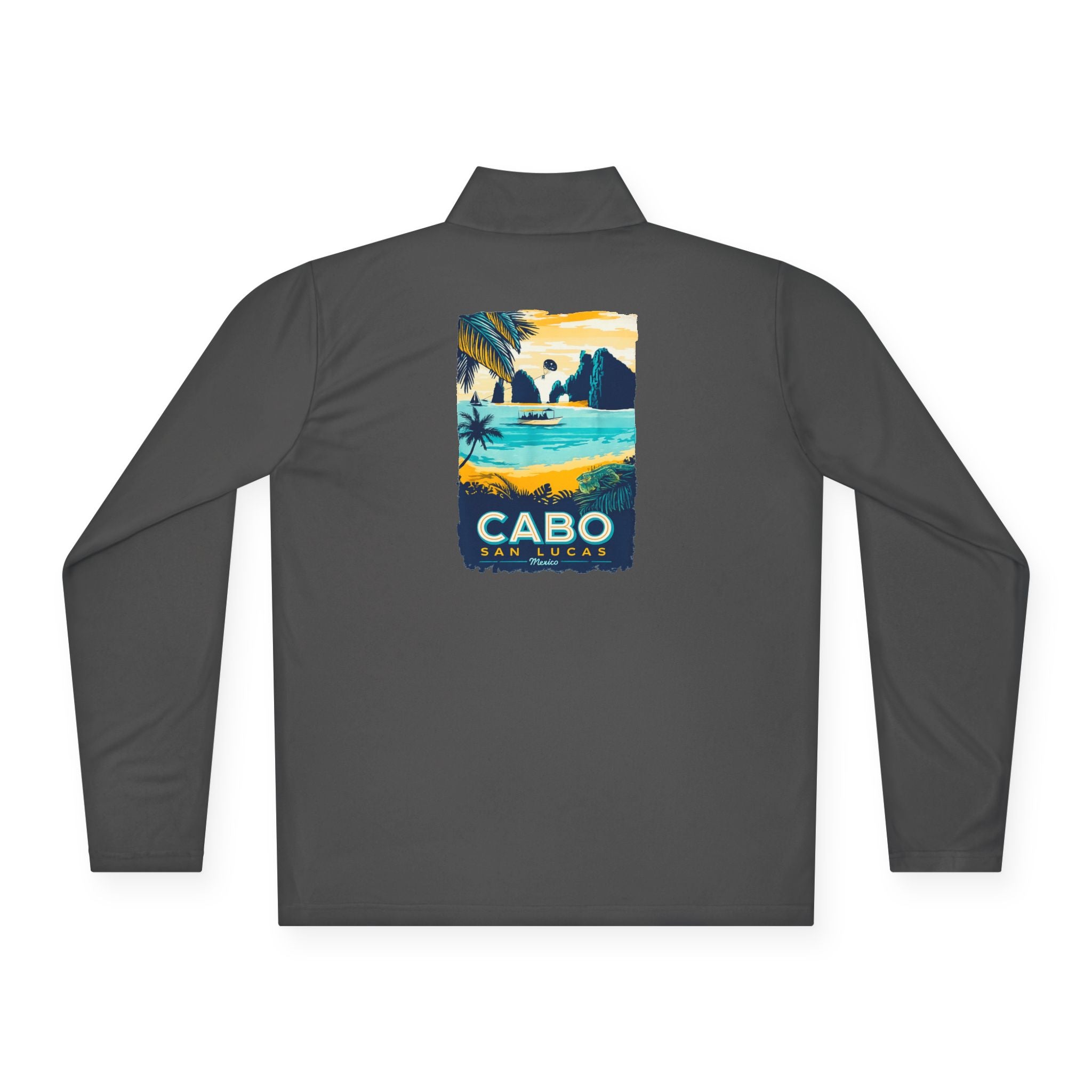 Cabo Paradise Quarter-Zip Pullover — Cabo Arch Graphic