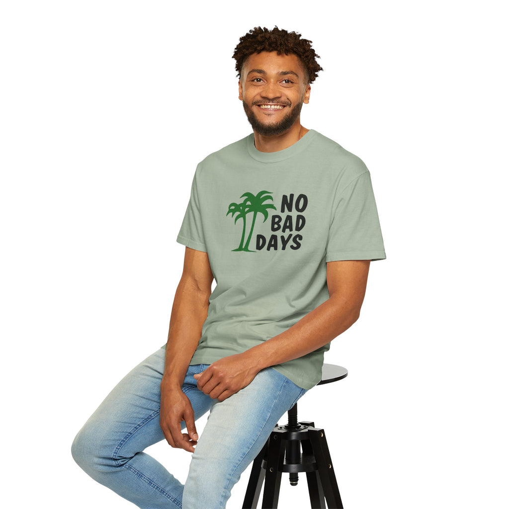 No Bad Days Palm Tree T-Shirt — Casual Beach Vibe Graphic Tee