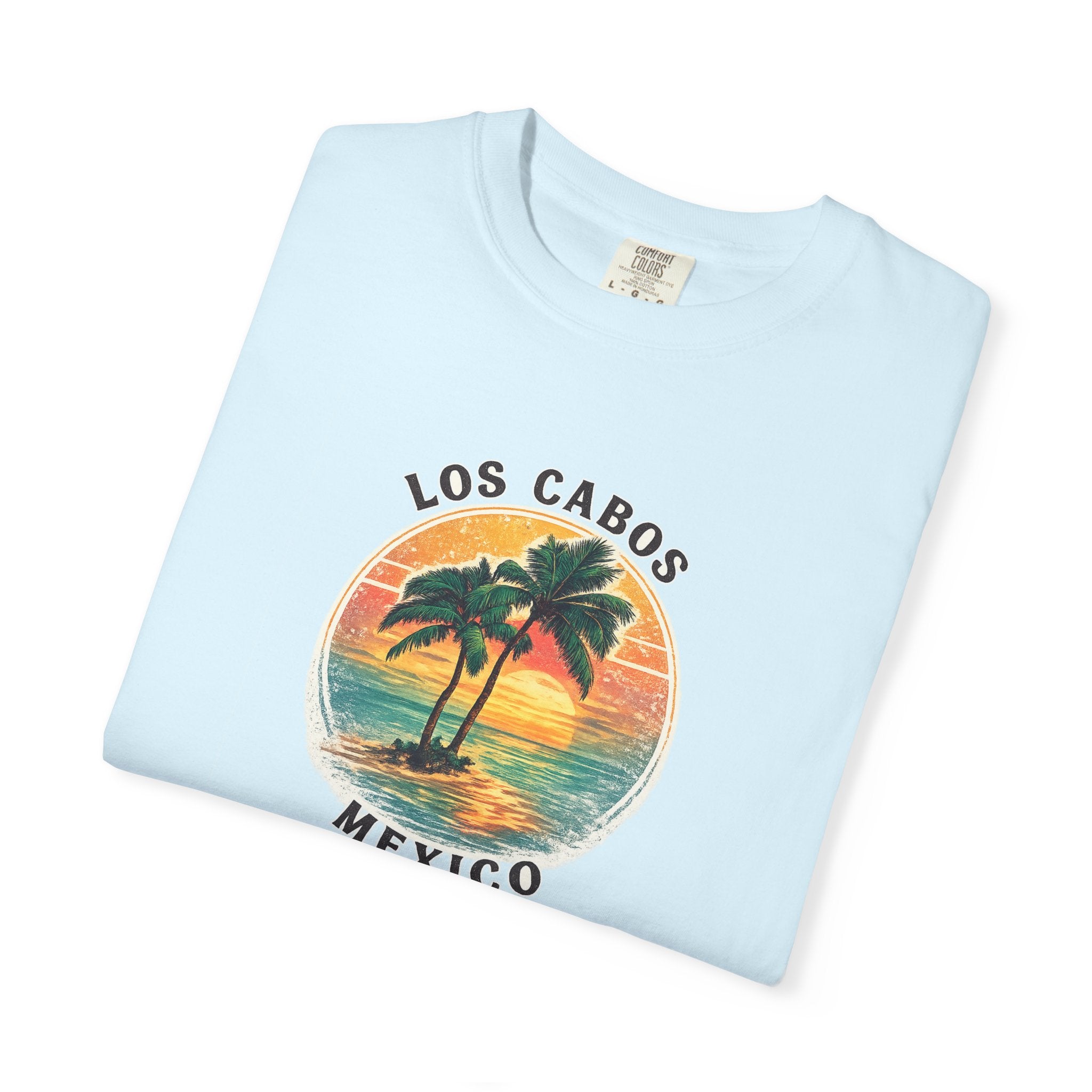 Los Cabos Palms T-Shirt — Tropical Beach Palm Graphic Tee
