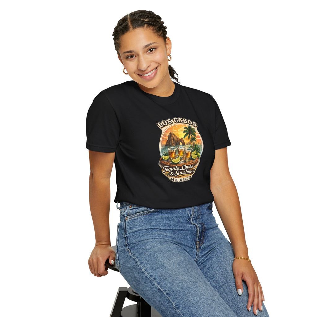 Los Cabos Tequila & Limes T-Shirt — Mexico Beach Vacation Tee