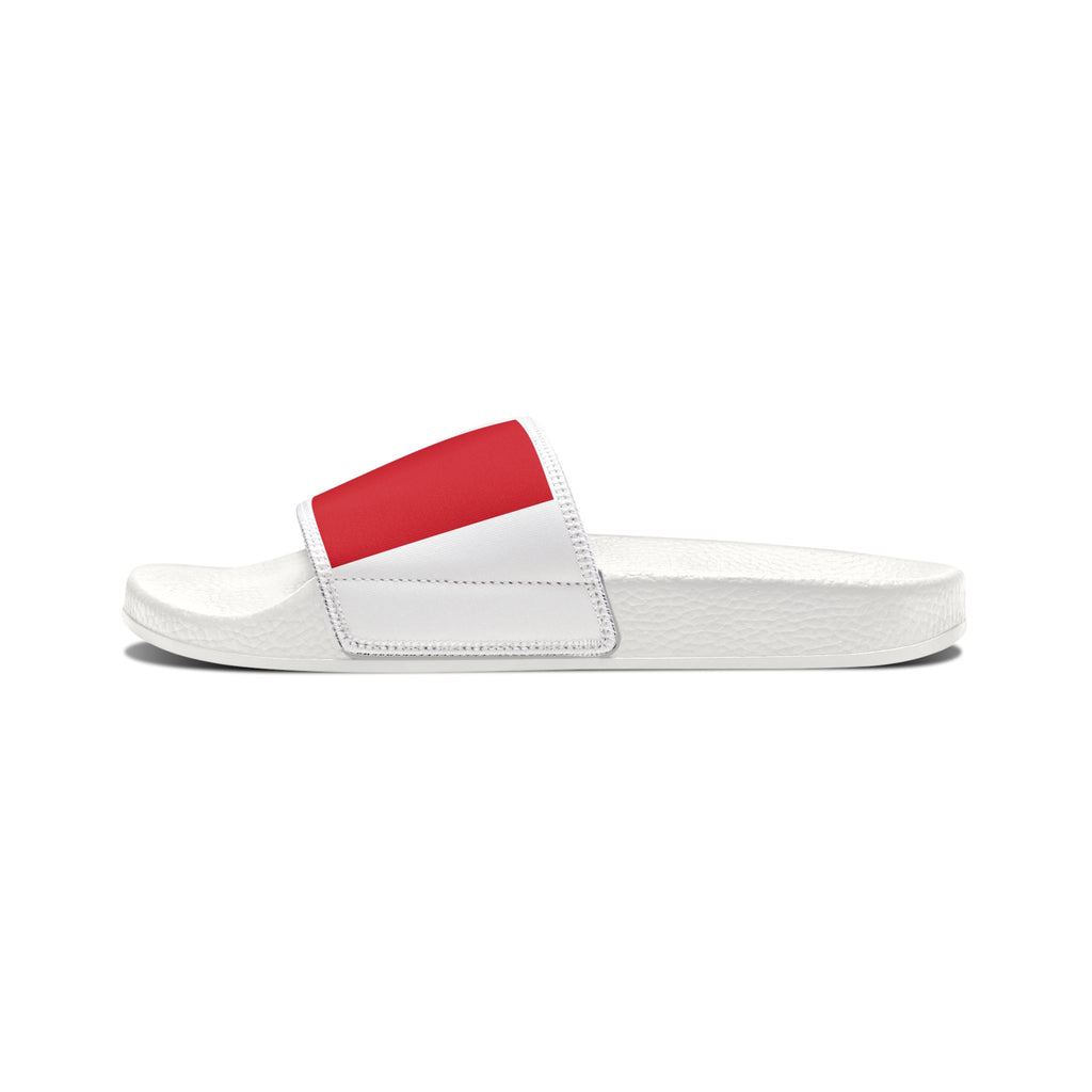 Flag-Striped Slide Sandals — USA & Mexico Removable Strap Slides